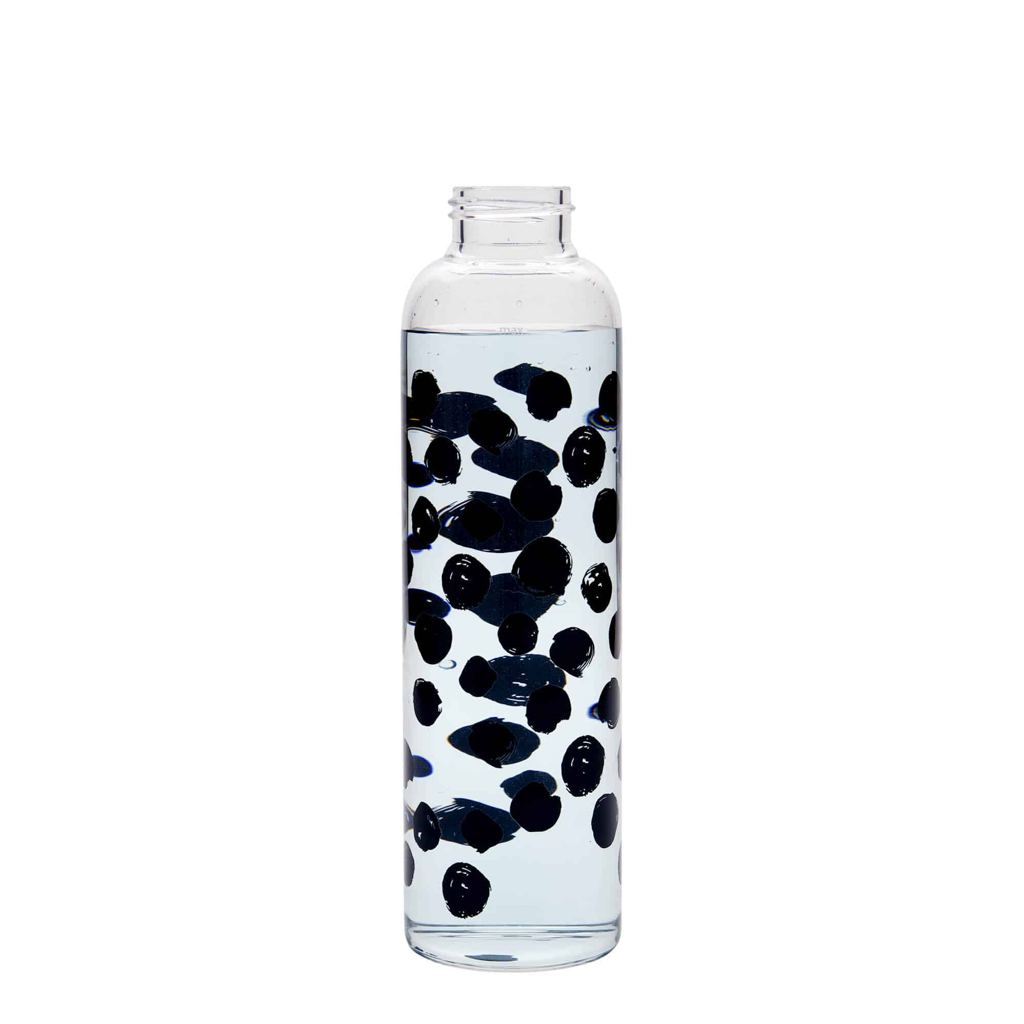 Gourde 500 ml 'Perseus', motif : points noirs, bouchage: Bougage à vis