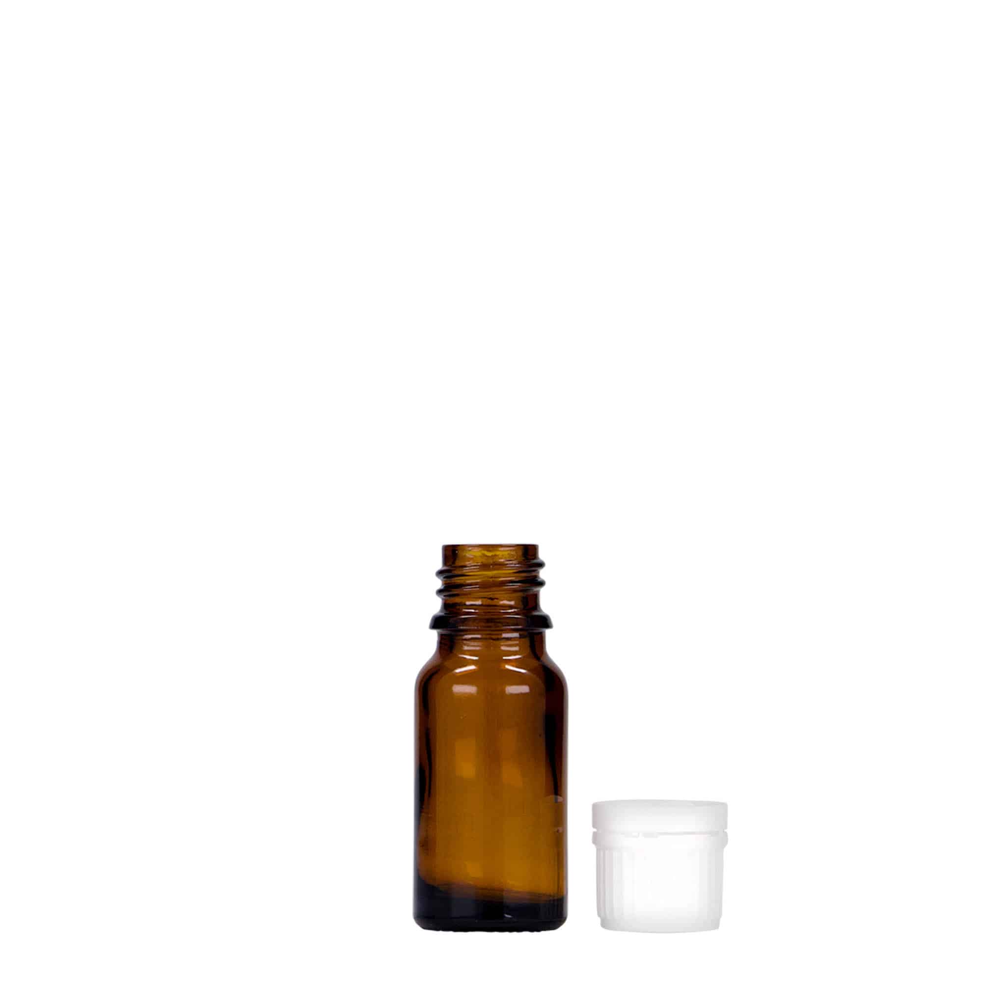 Flacon pharmaceutique 10 ml, verre, marron, bouchage: DIN 18
