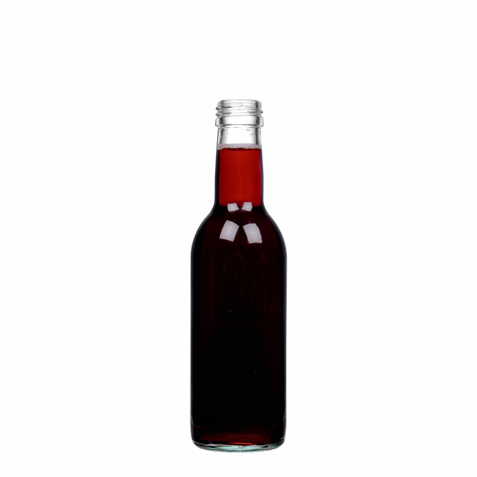 Bouteille en verre 250 ml 'Bordeaux', bouchage: PP 28