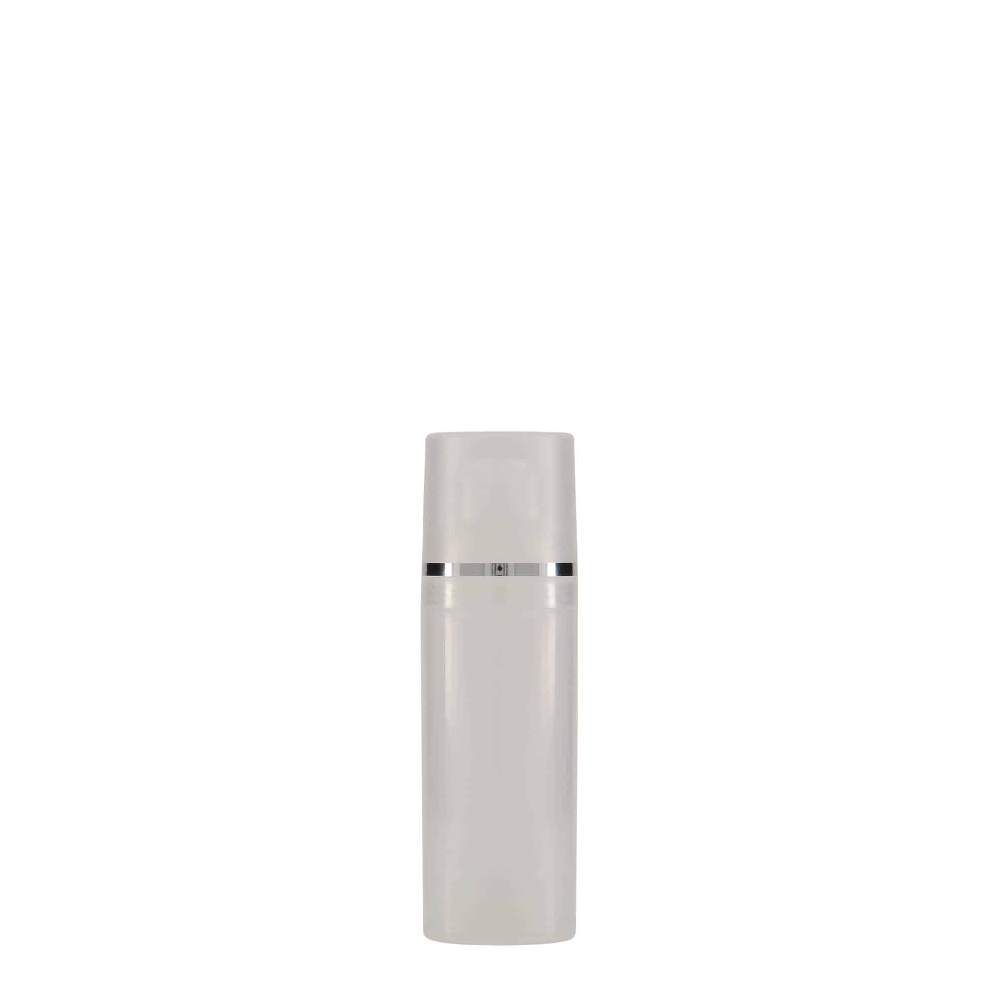 Flacon airless 50 ml 'Mezzo', plastique PP, nature