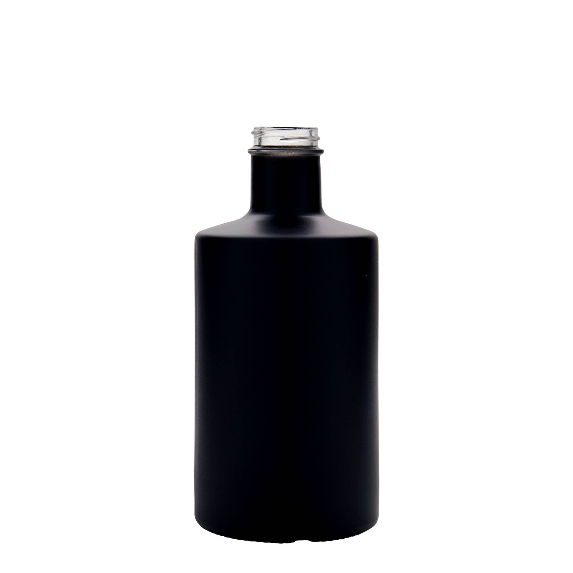 Bouteille en verre 500 ml 'Caroline', noire, bouchage: GPI 33