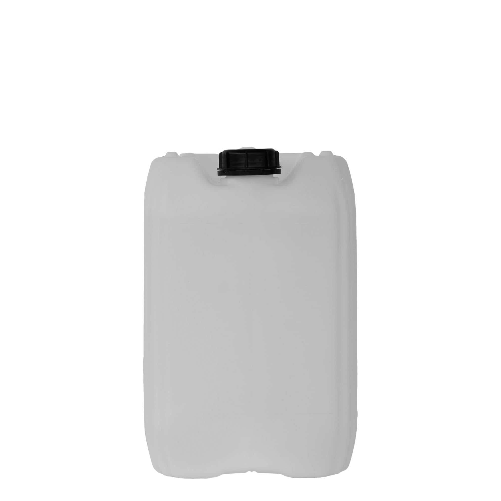 Bidon 20 l, rectangulaire, plastique PEHD, nature, bouchage: ND 60