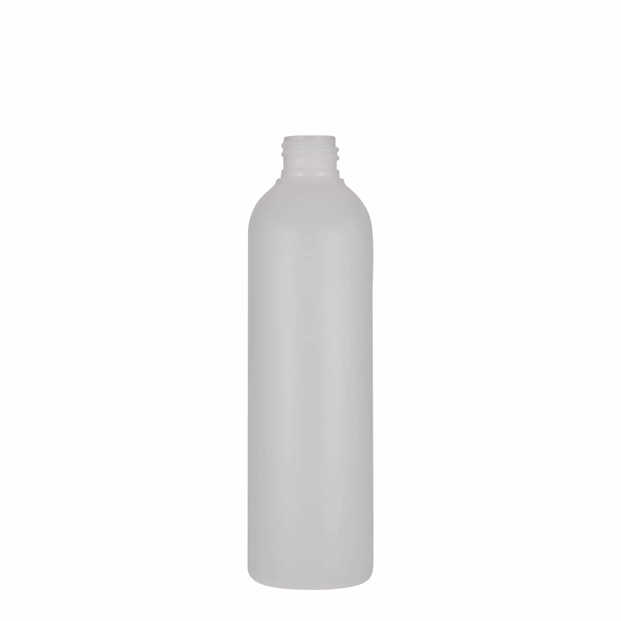 Bouteille en plastique 250 ml 'Tuffy', PEHD, nature, bouchage: GPI 24/410