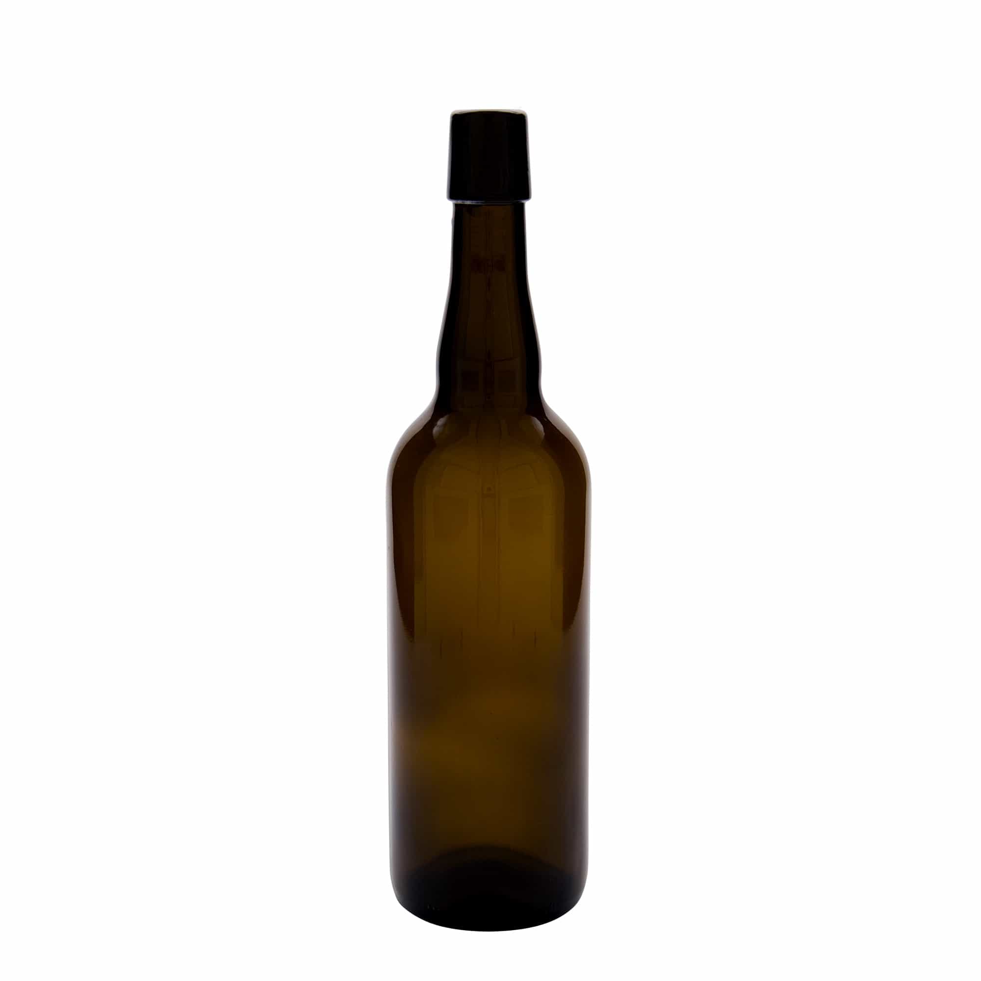 Bouteille de bière Belgique 750 ml, verre, brun, bouchage: bouchon mécanique