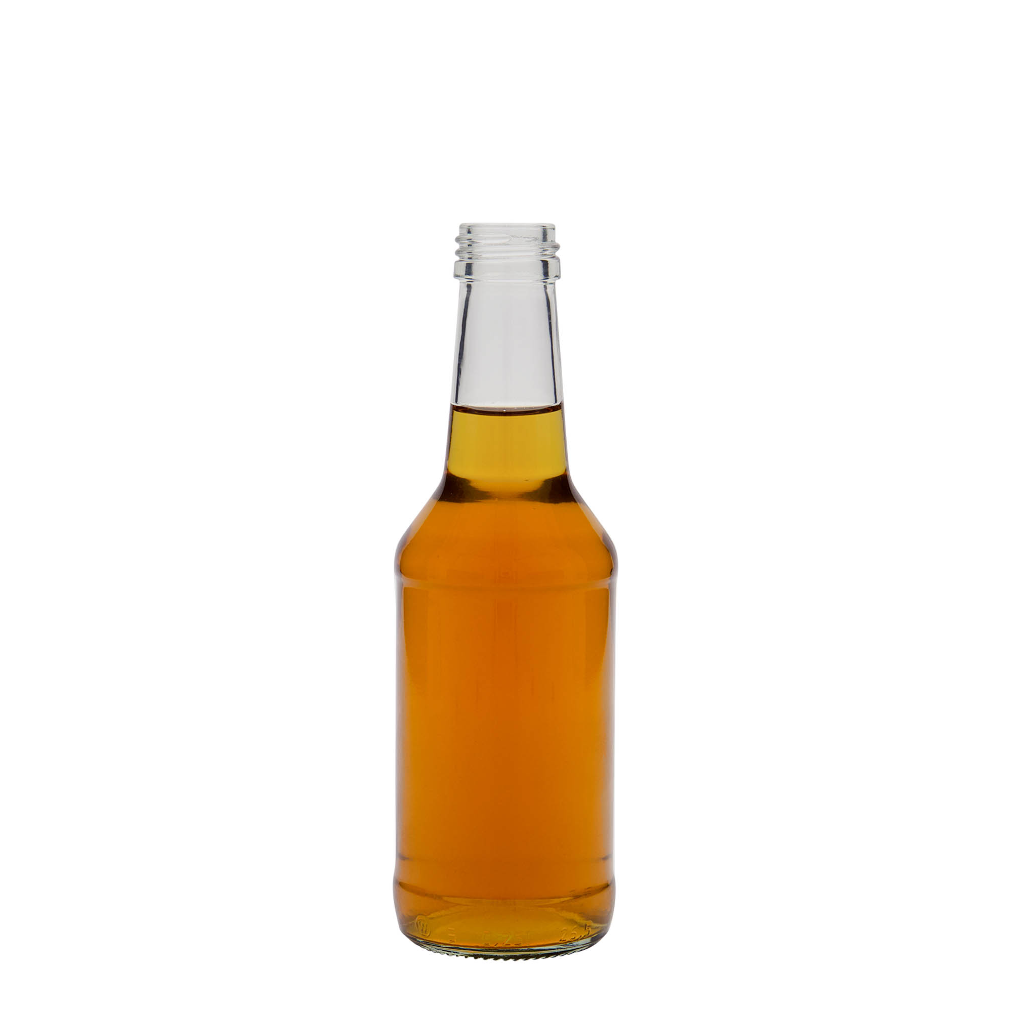 Bouteille en verre 250 ml 'Nils', bouchage: PP 28