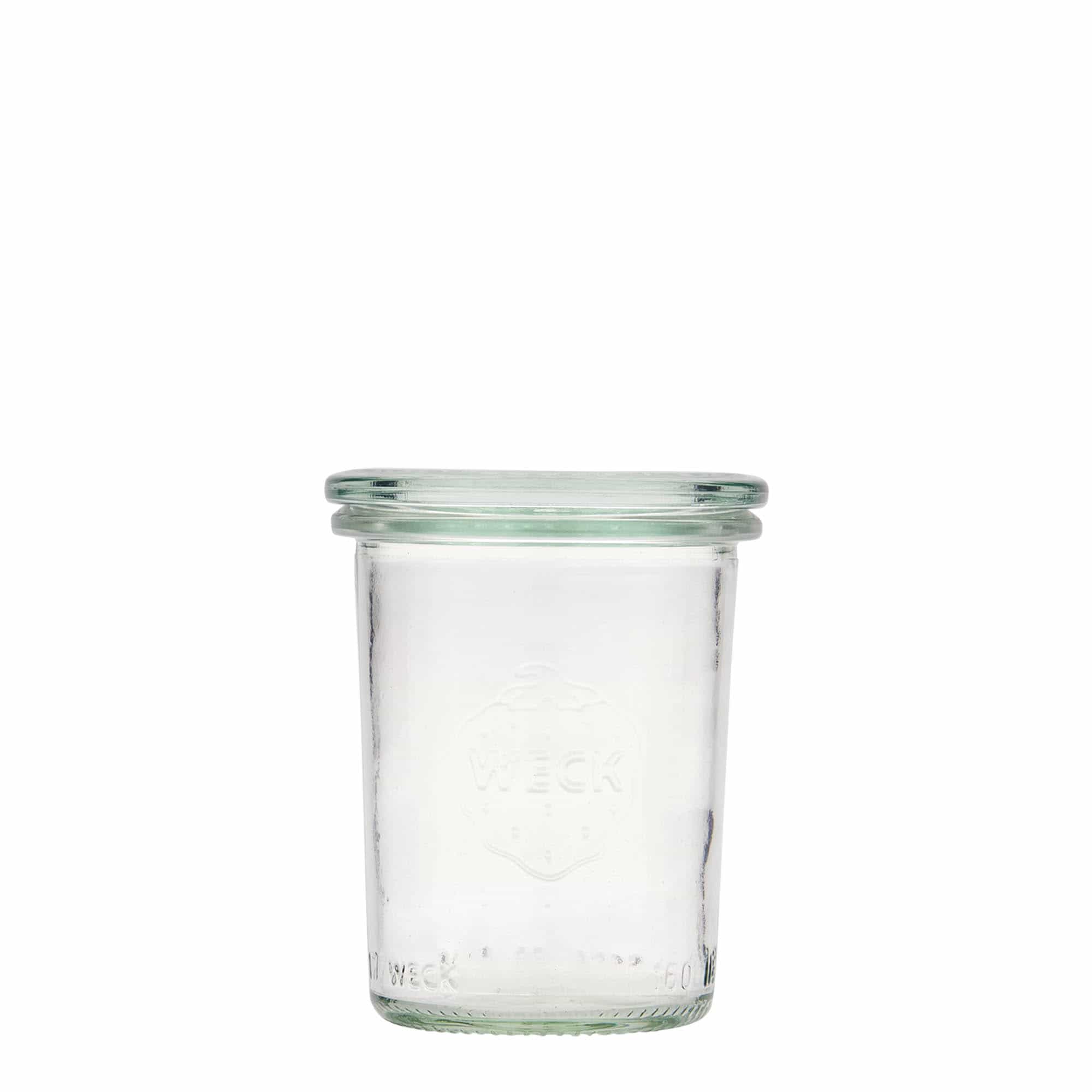 Verrine WECK 160 ml, bouchage: bords arrondis