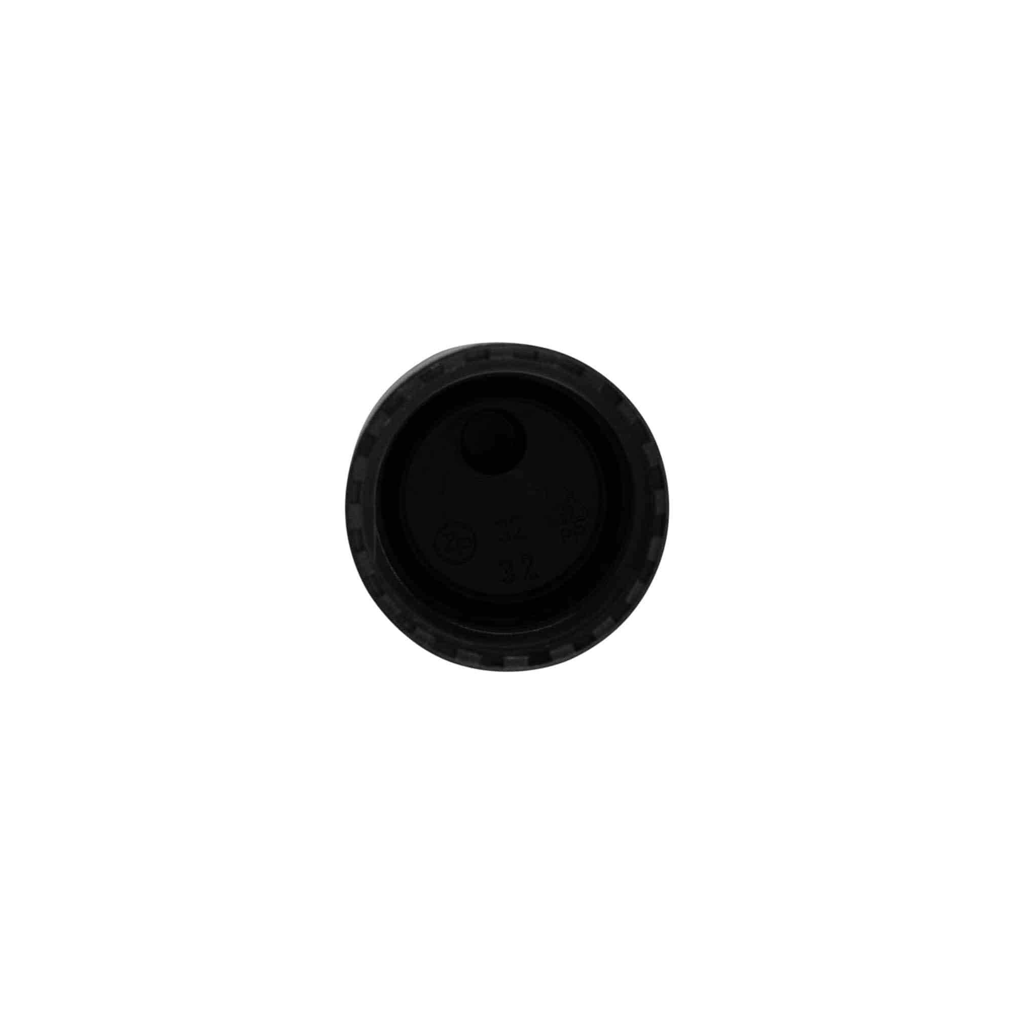 Bougage à vis Disc Top, plastique PP, noir, pour bouchage: GPI 24/410