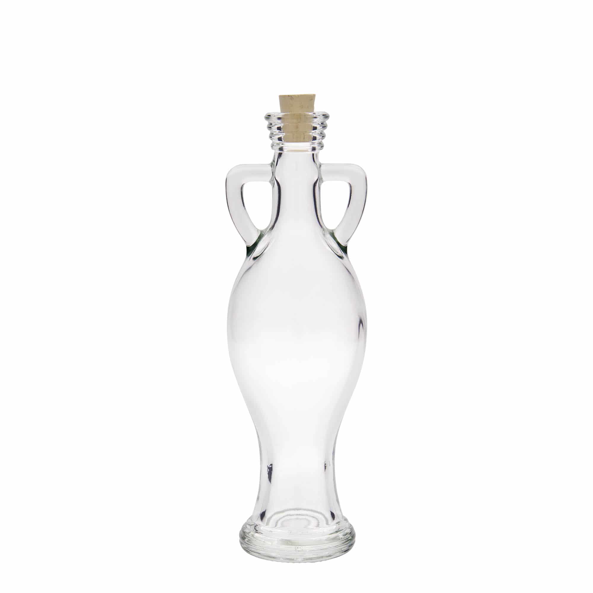 Bouteille en verre 200 ml 'Amphore', bouchage: bouchon