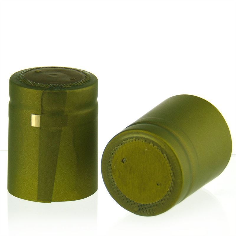 Capsule thermo-rétractable 32x41, plastique PVC, vert olive