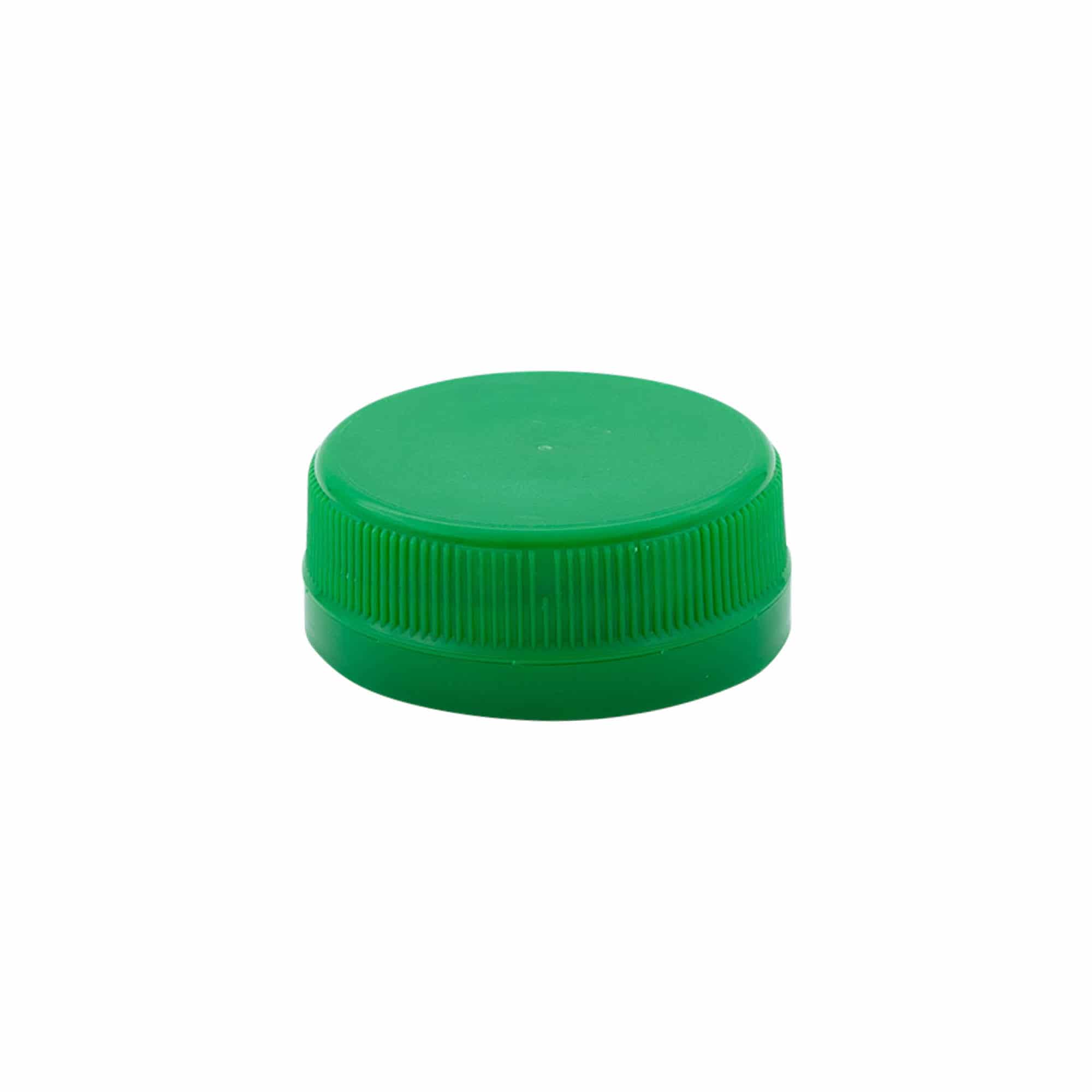 Bougage à vis avec filetage à double départ, plastique PE, vert, pour bouchage: PET 38 mm