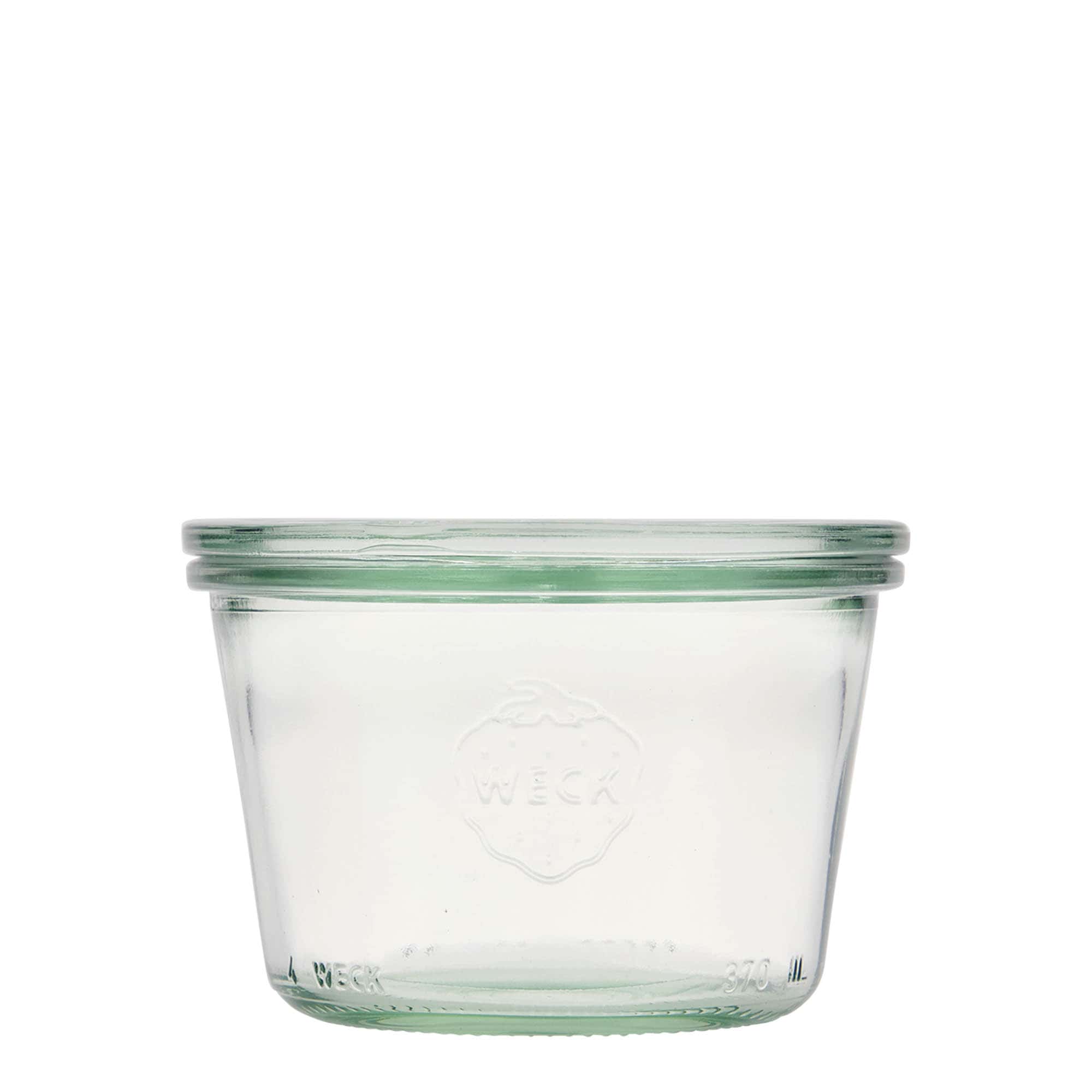 Verrine WECK 370 ml, bouchage: bords arrondis