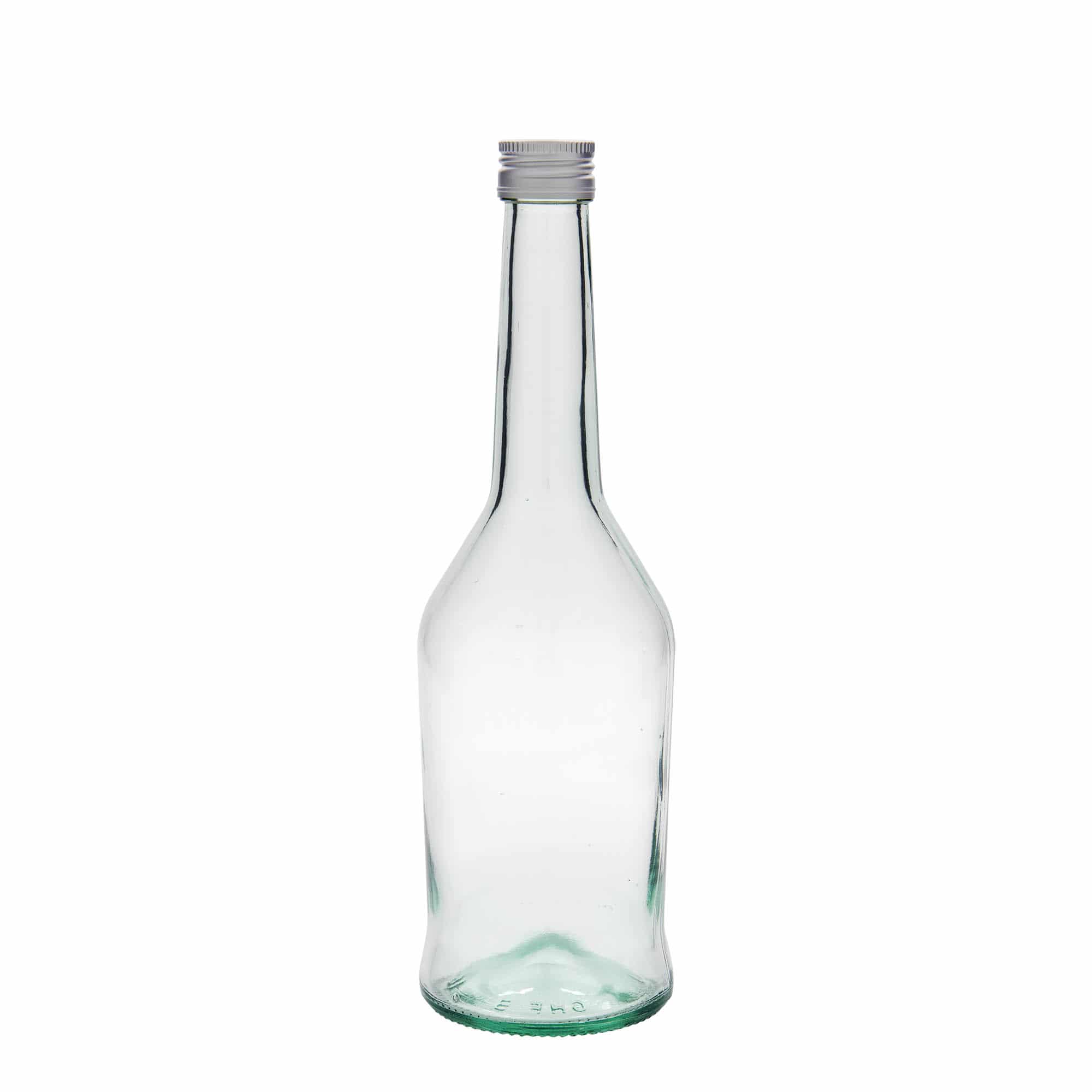 Bouteille d’alcool en verre 500 ml, bouchage: PP 28