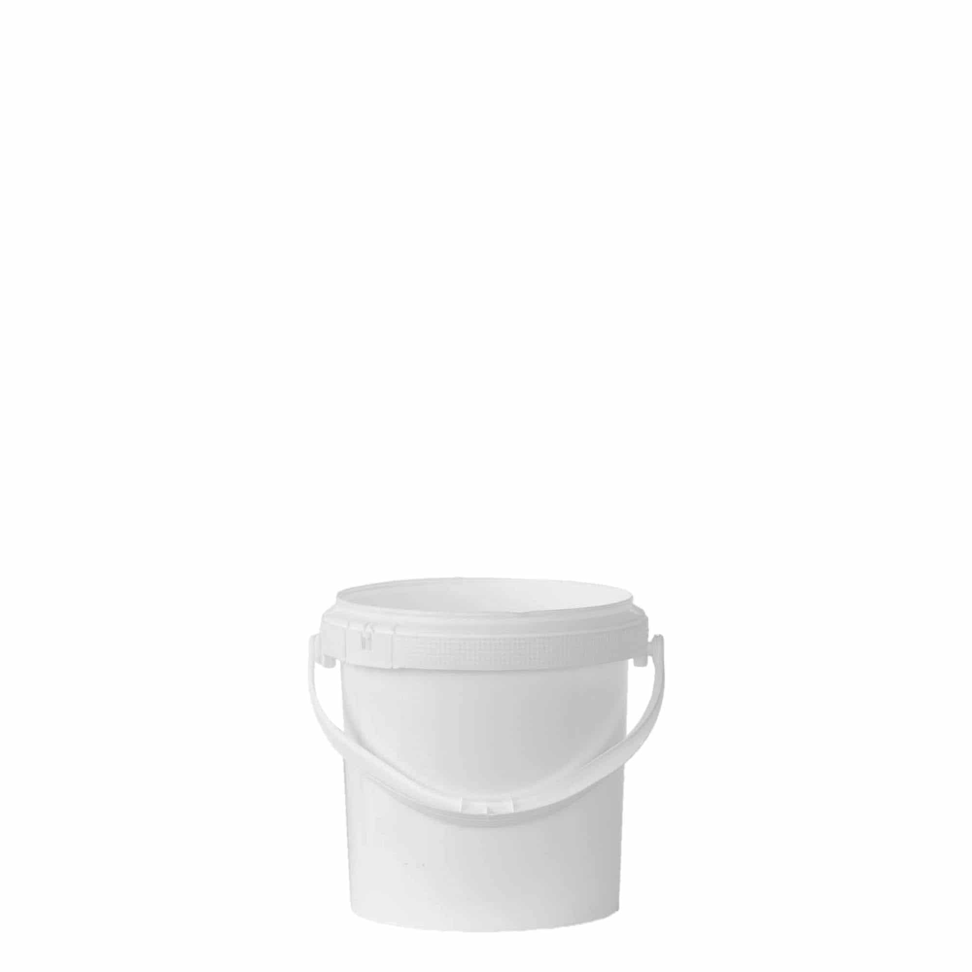 Seau 1,8 l, plastique PP, blanc