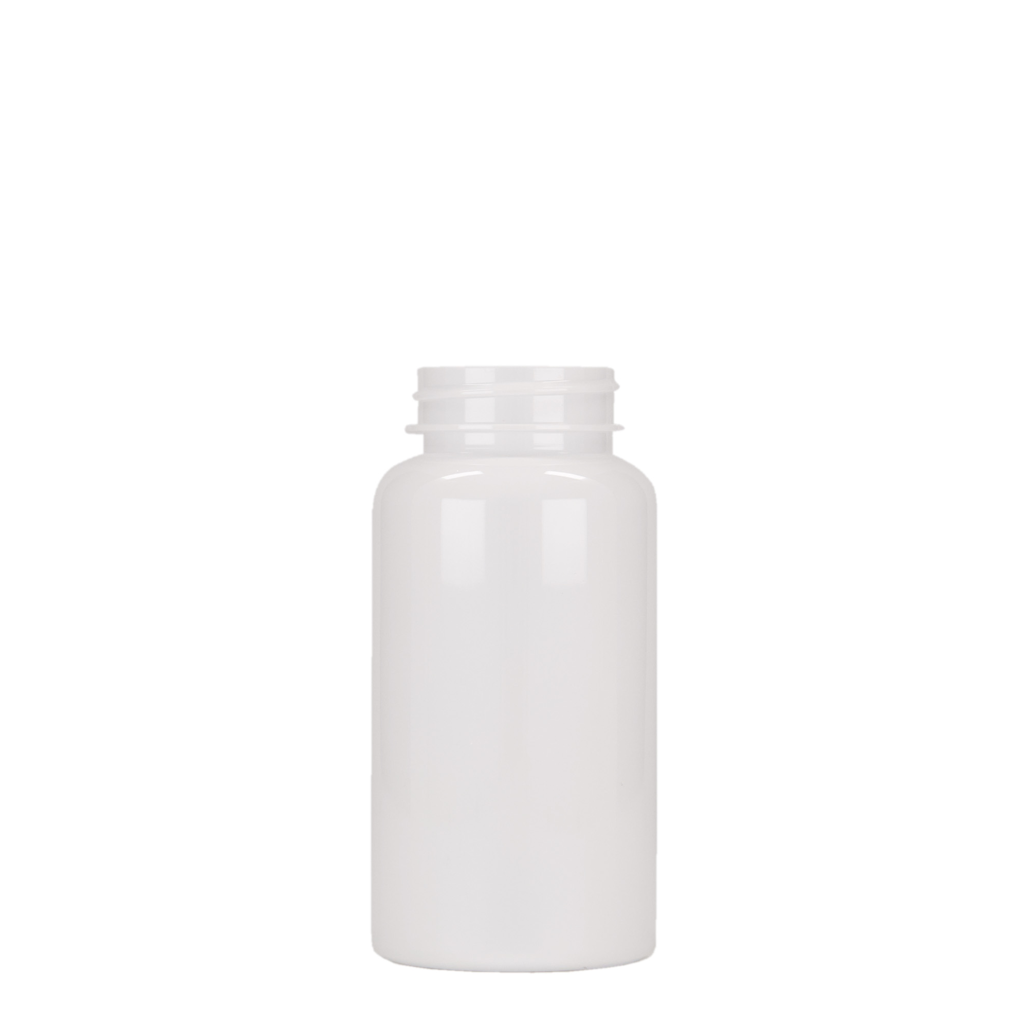 Packer en PET 150 ml, plastique, blanc, bouchage: GPI 38/400