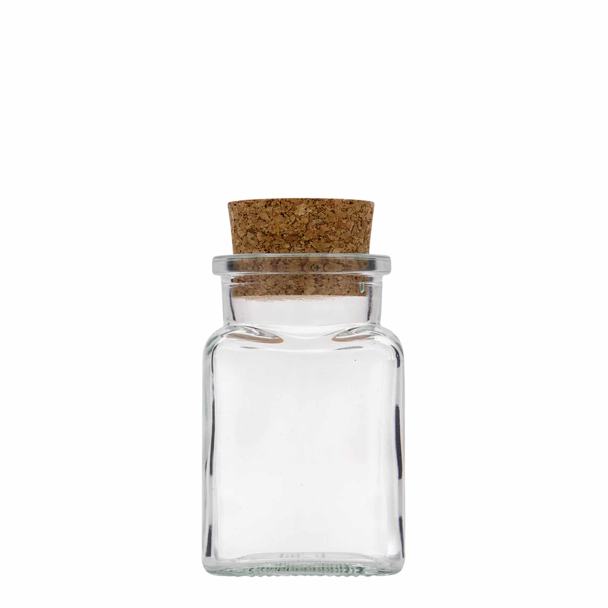 Petit pot carré 150 ml, carré, bouchage: bouchon