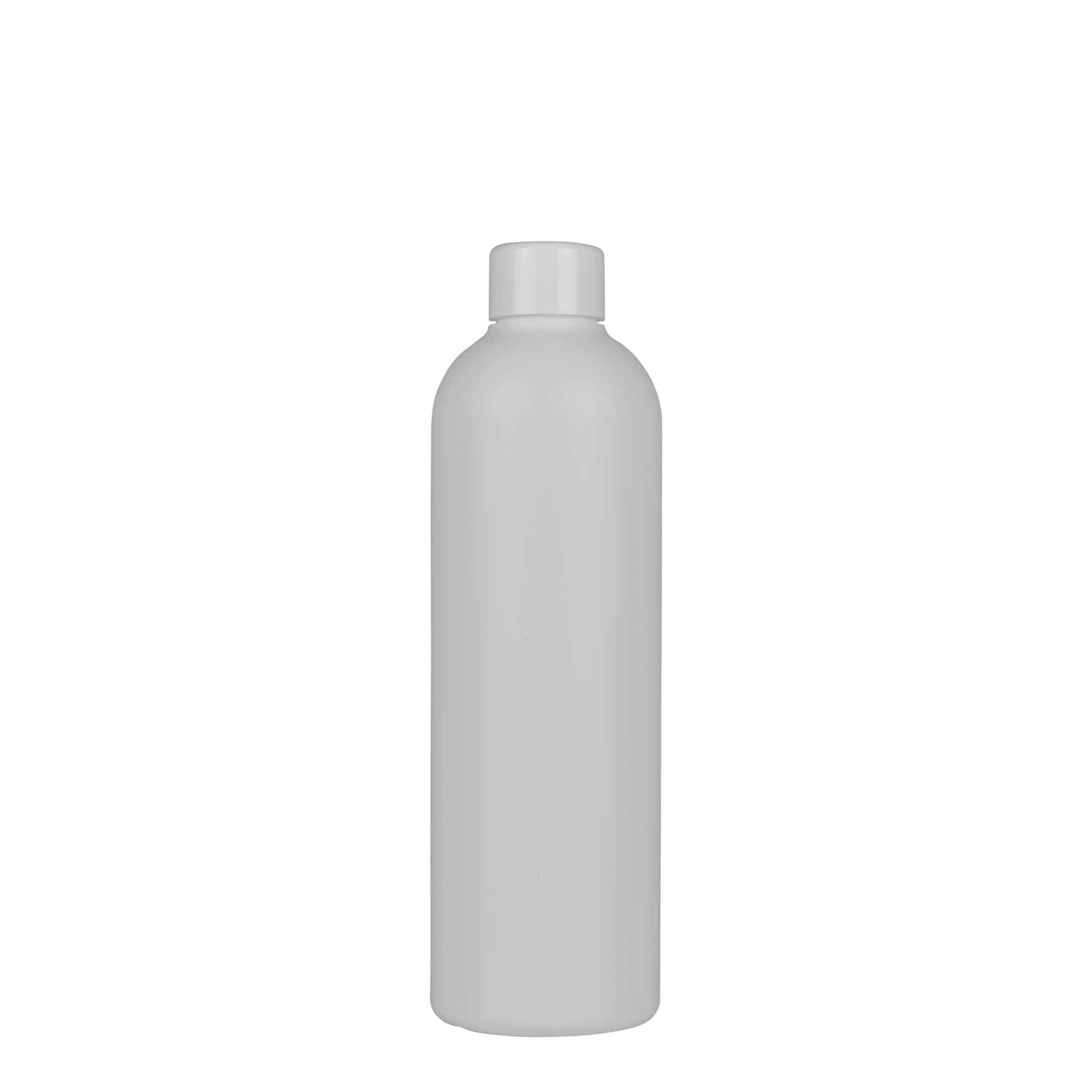 Bouteille en plastique 300 ml 'Tuffy', PEHD, blanche, bouchage: GPI 24/410