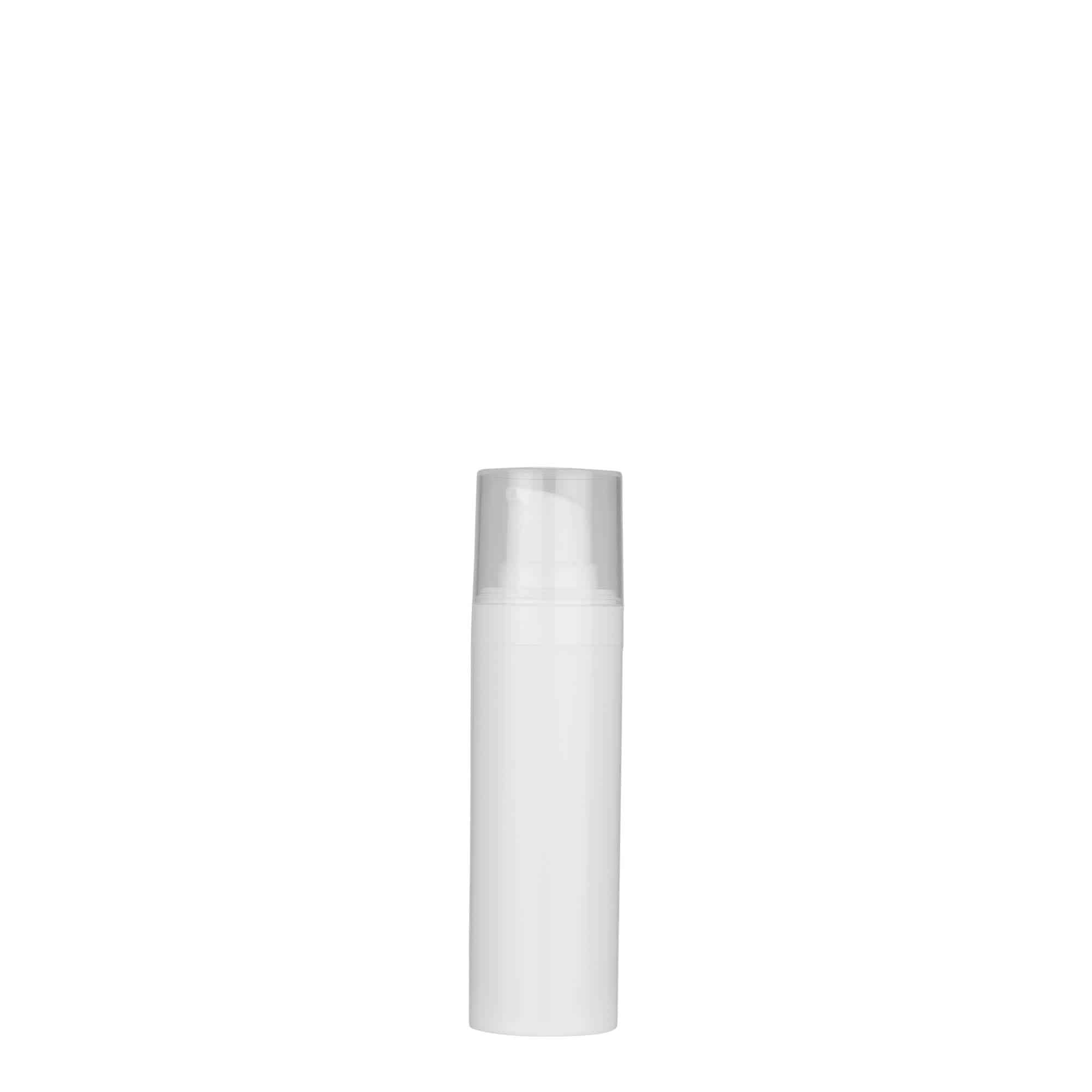 Flacon airless 30 ml 'Micro', plastique PP, blanc