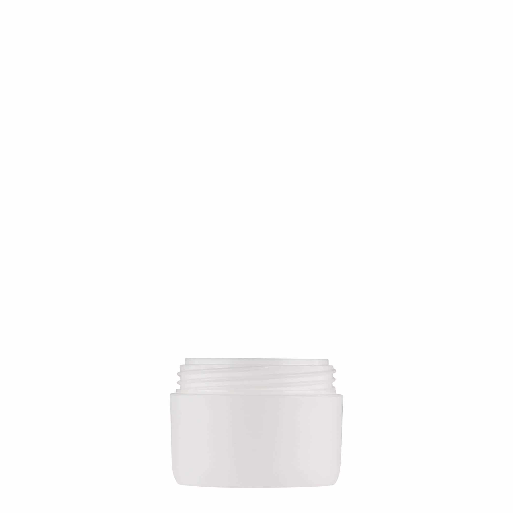 Boîte en plastique 10 ml 'Antonella', PP, blanche, bouchage: Bougage à vis