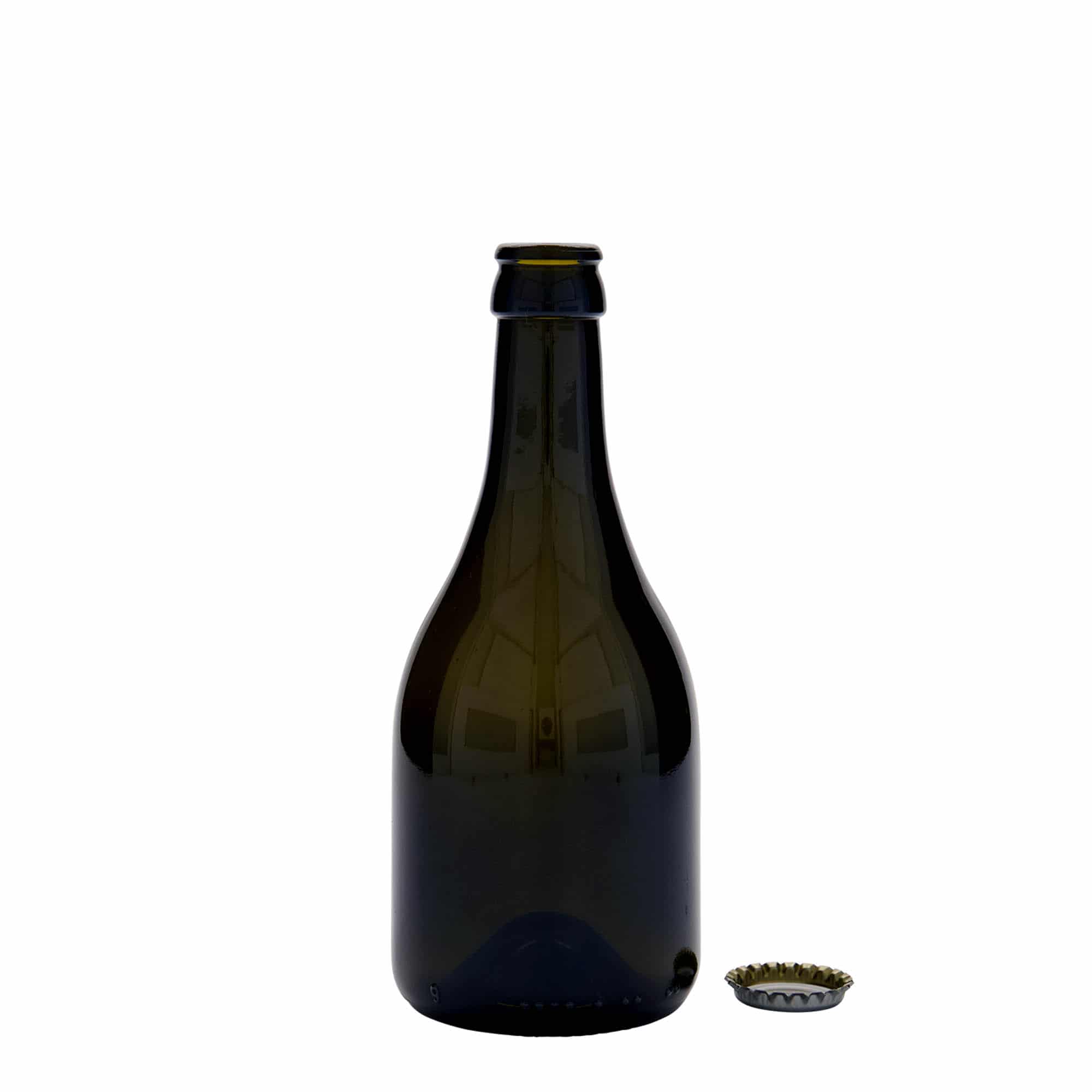 Bouteille de bière 330 ml 'Horta', verre, vert antique, bouchage: capsules couronnes