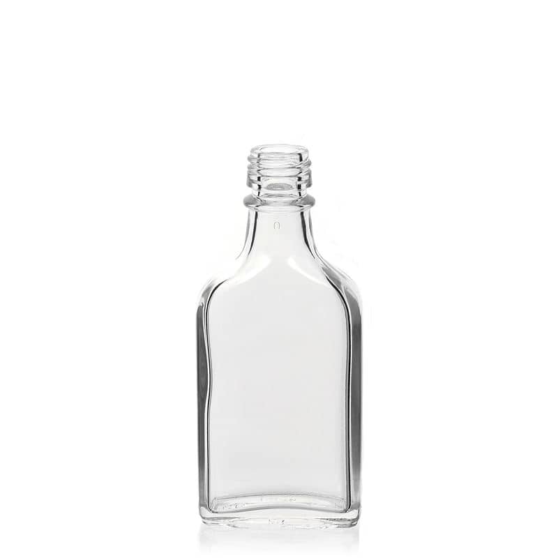 Flasque 40 ml, rectangulaire, bouchage: PP 18