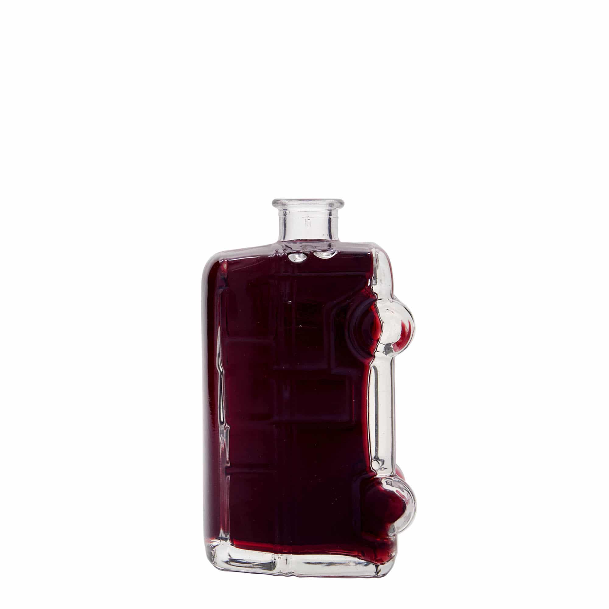 Bouteille en verre 200 ml 'Minivan', bouchage: bouchon