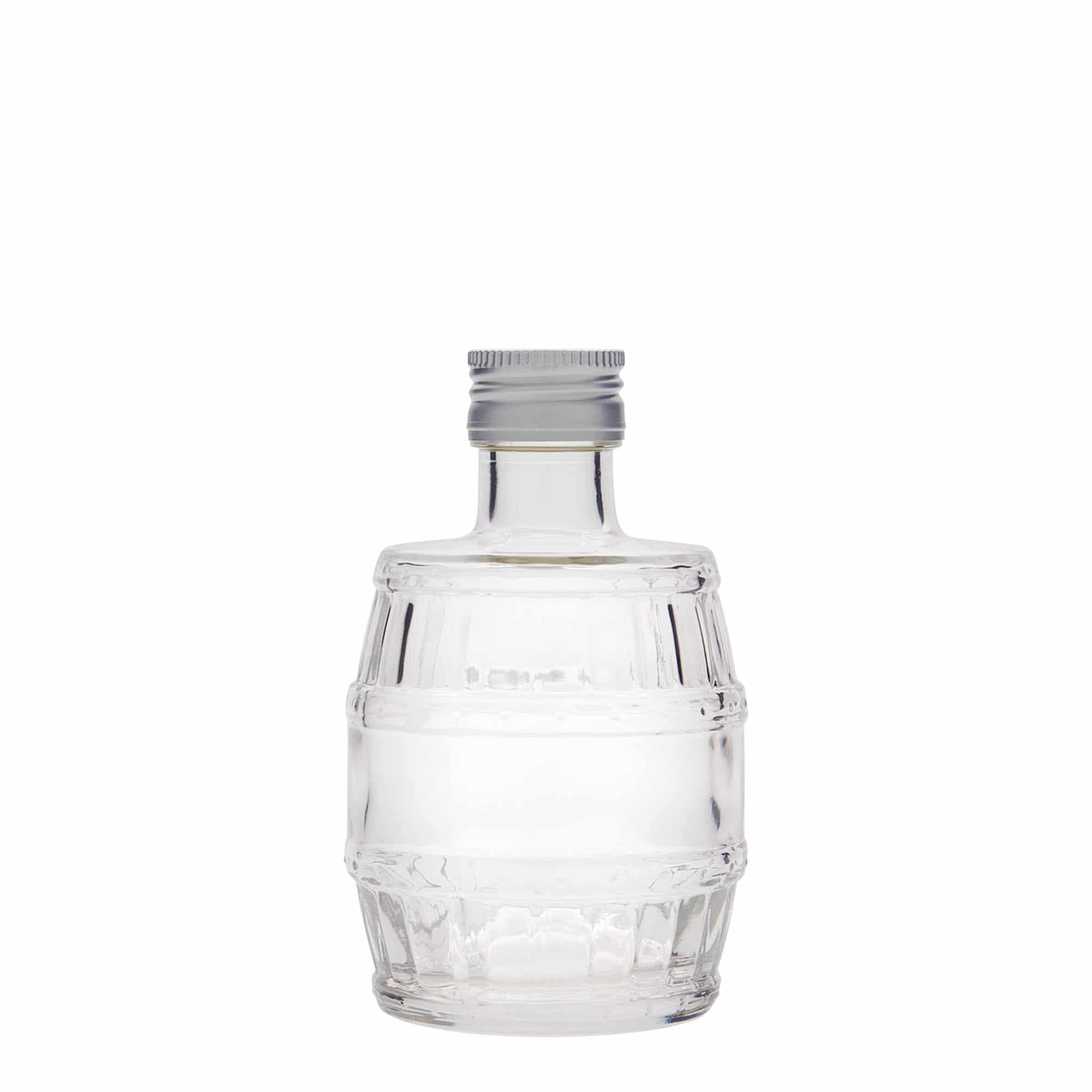 Bouteille en verre 200 ml 'Fut', bouchage: PP 28