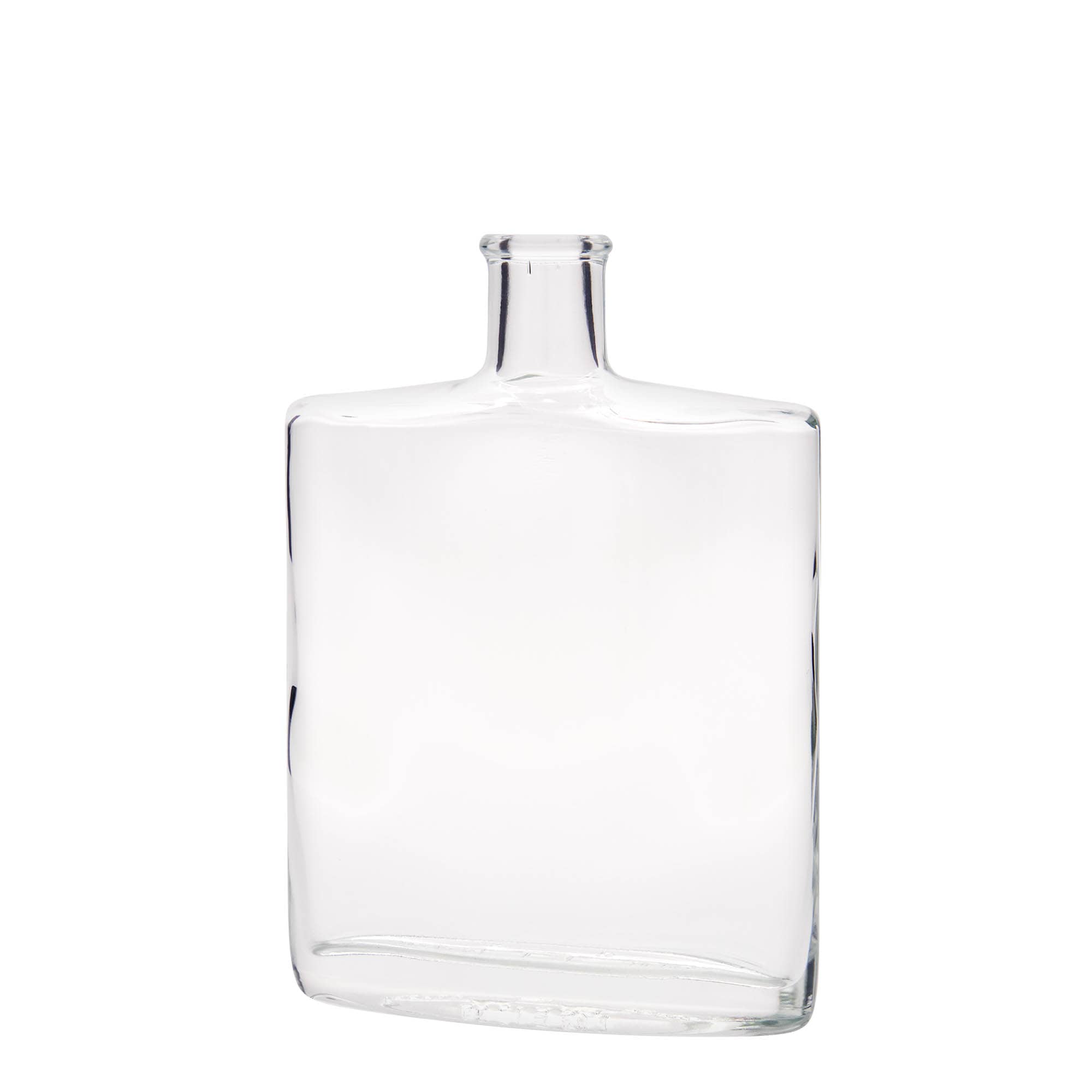 Bouteille en verre 500 ml 'Zorbas', ovale, bouchage: bouchon