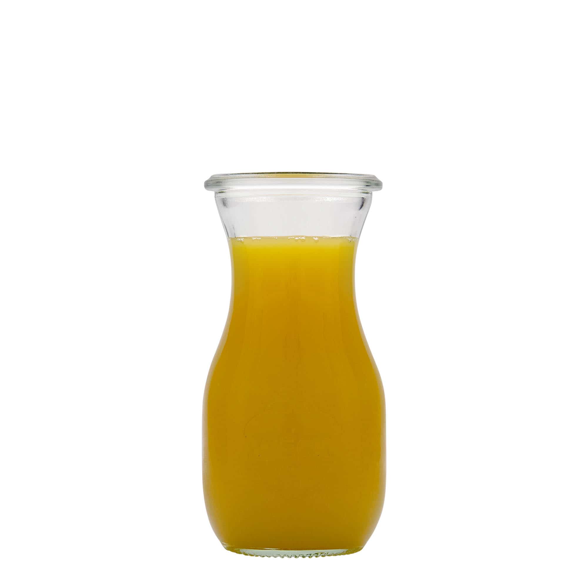 Bouteille de jus de fruit WECK 250 ml, bouchage: bords arrondis