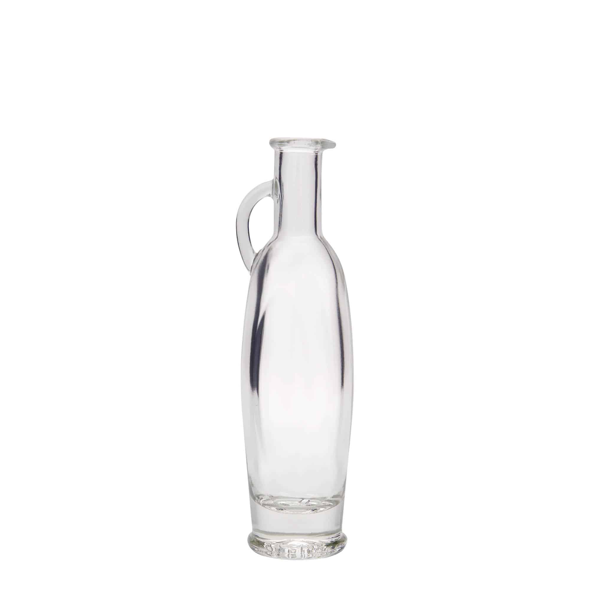 Bouteille en verre 100 ml 'Eleganta', ovale, bouchage: bouchon