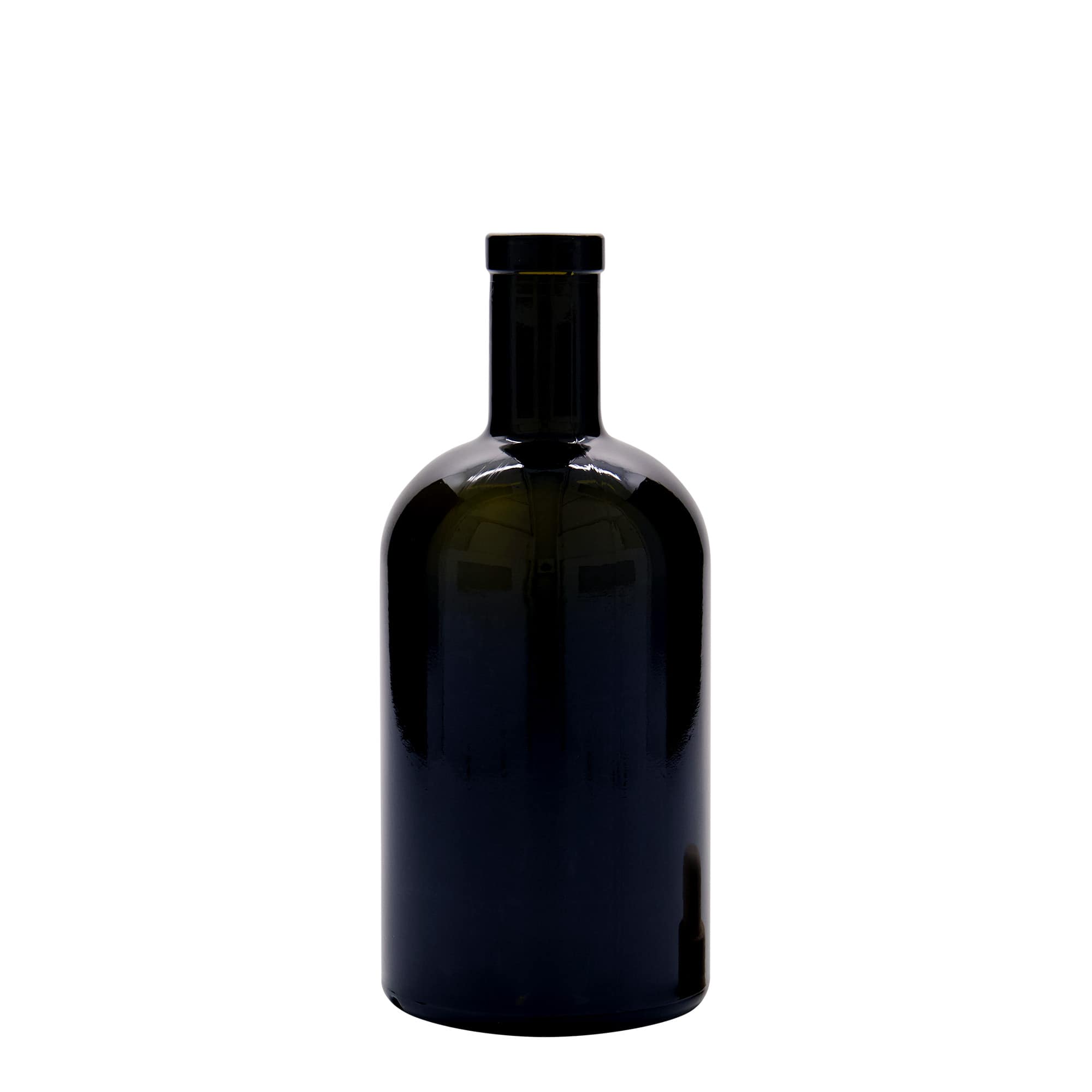 Bouteille en verre 500 ml 'Farmacia', vert antique, bouchage: bouchon