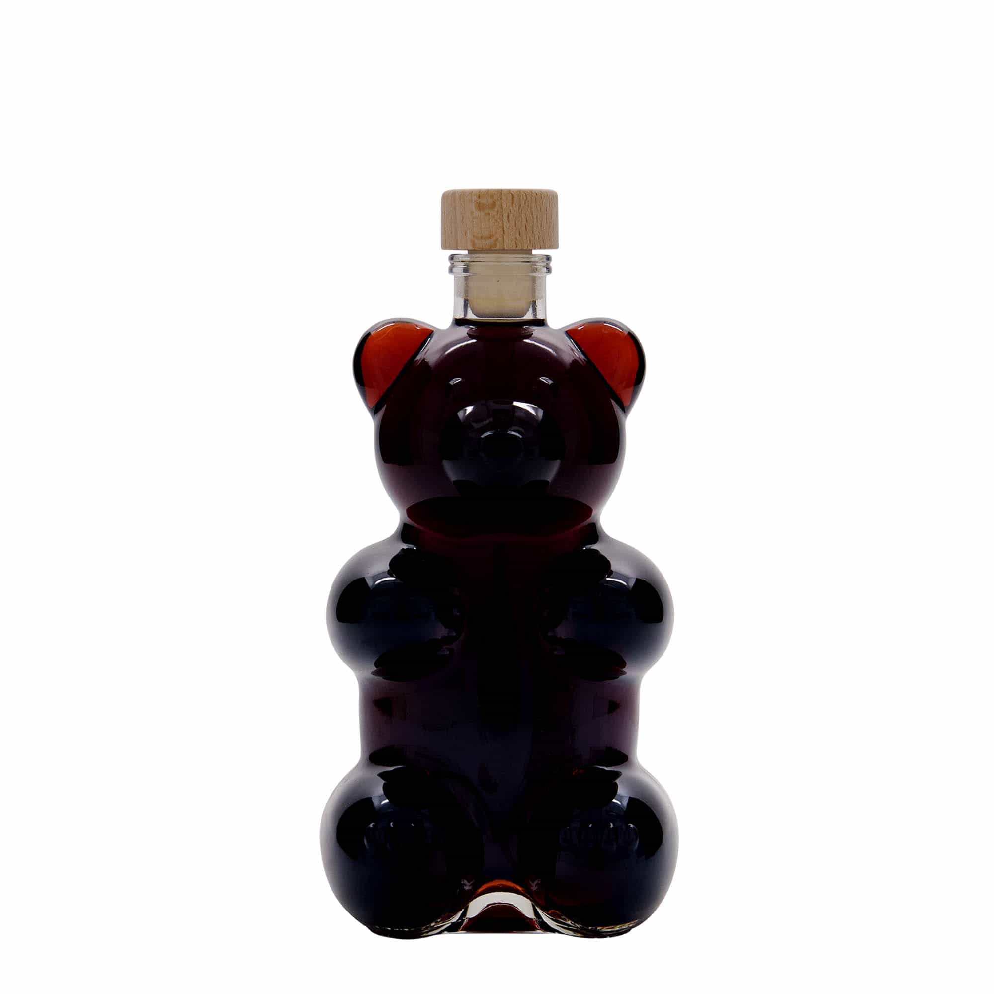 Bouteille en verre 350 ml 'Ours', bouchage: bouchon