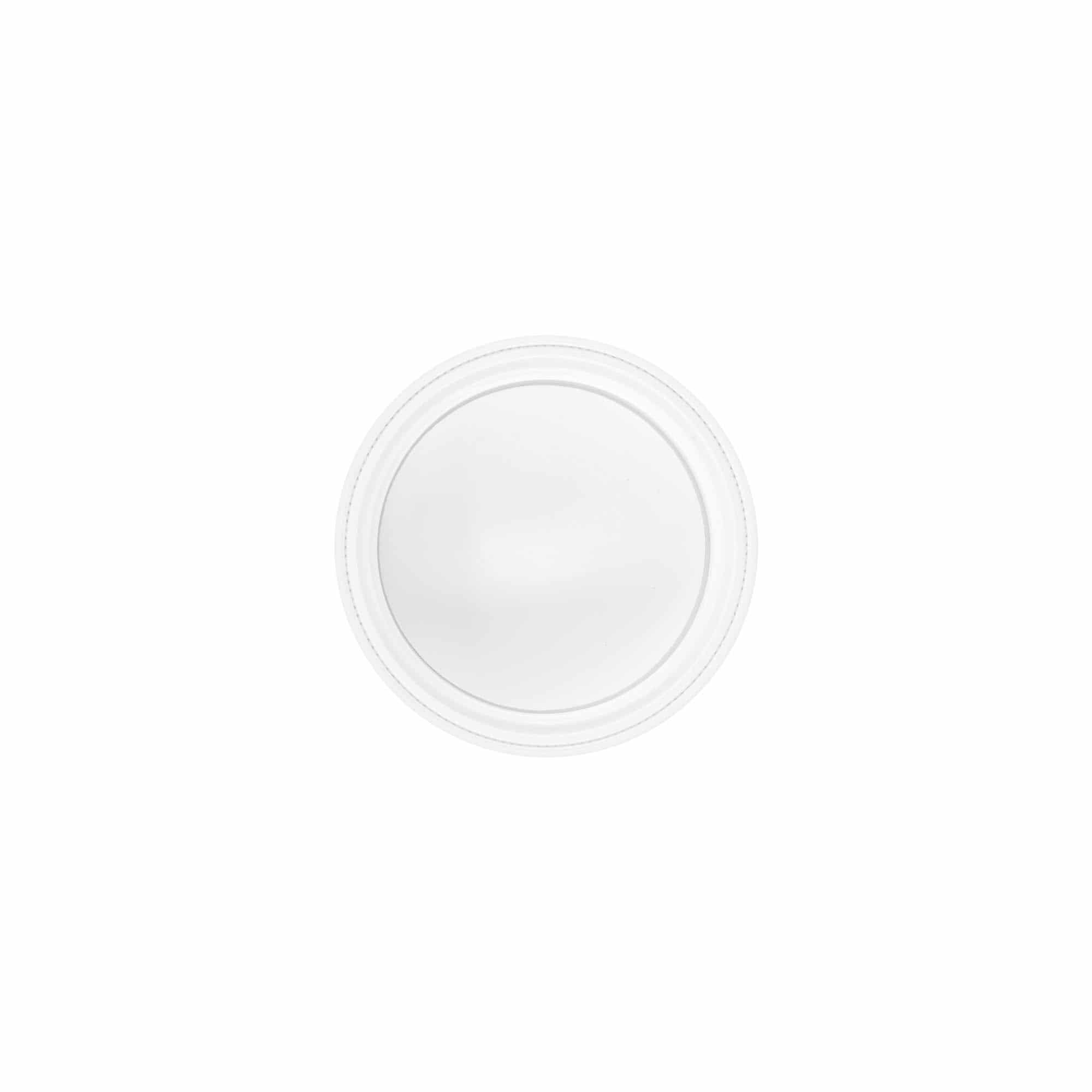 Bougage à vis 30 ml, plastique SAN, blanc