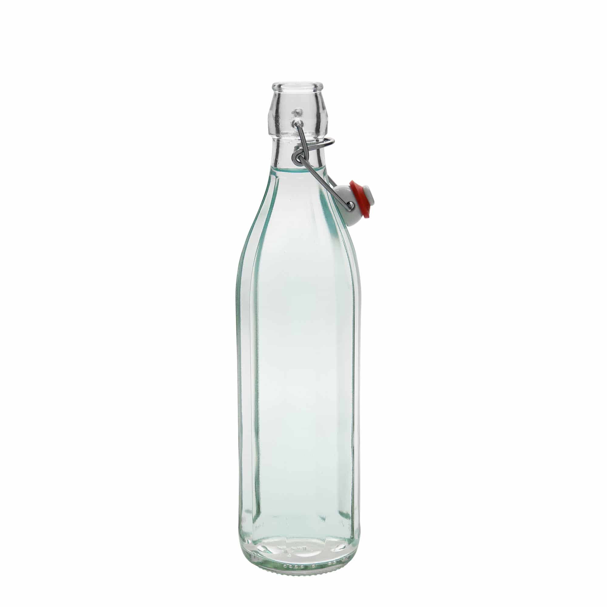 Bouteille en verre 750 ml 'Bravo', décagonale, bouchage: bouchon mécanique