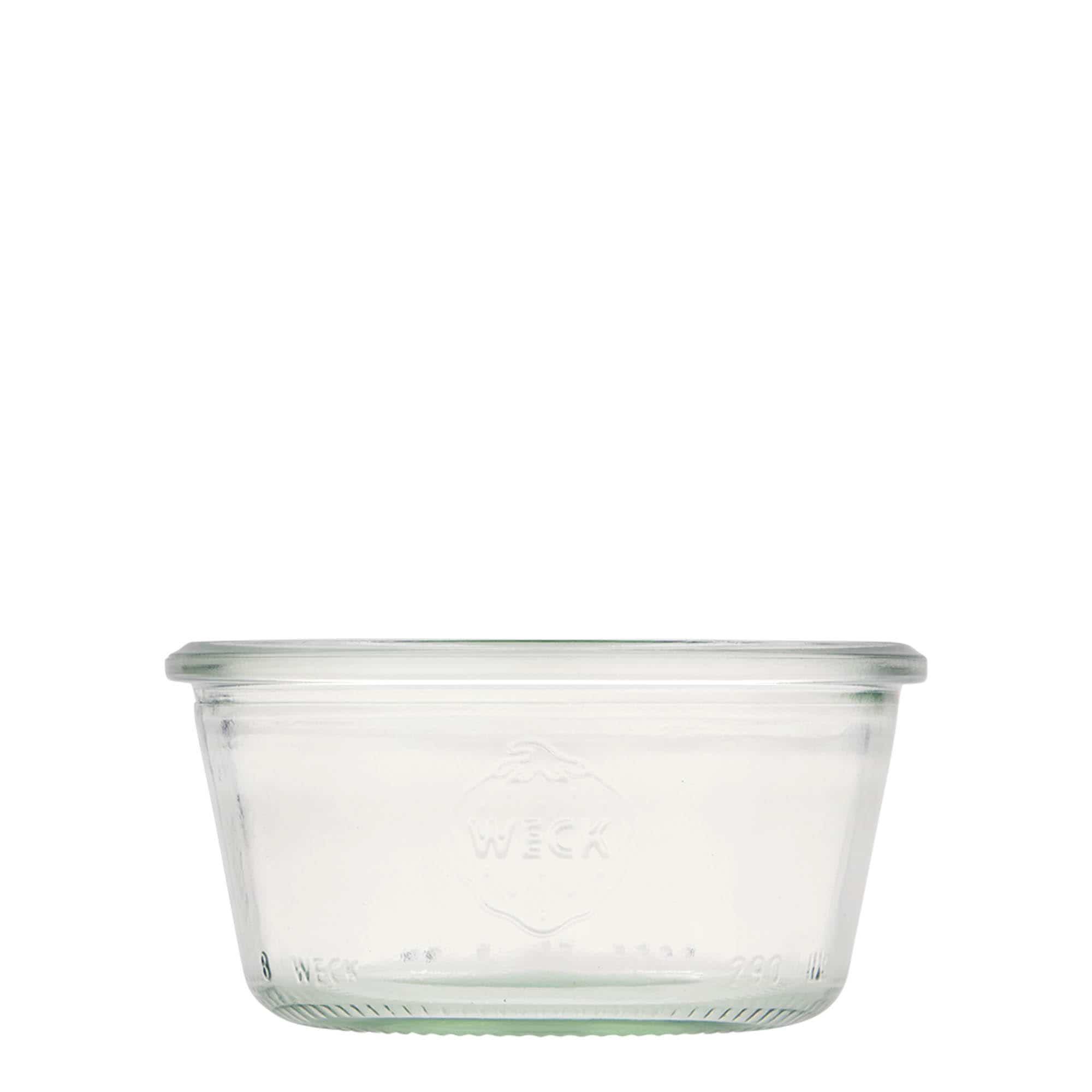 Verrine WECK 290 ml, bouchage: bords arrondis