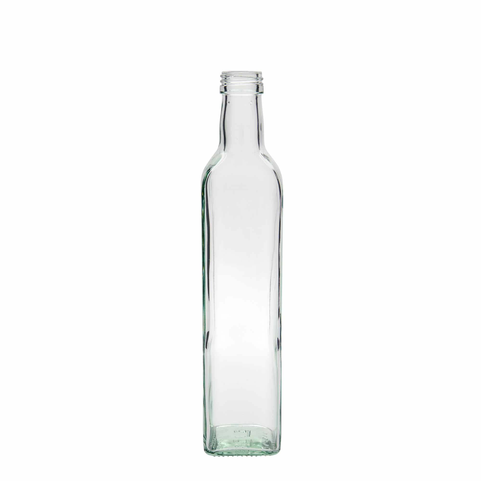 Bouteille en verre 500 ml 'Marasca', carrée, bouchage: PP 31,5