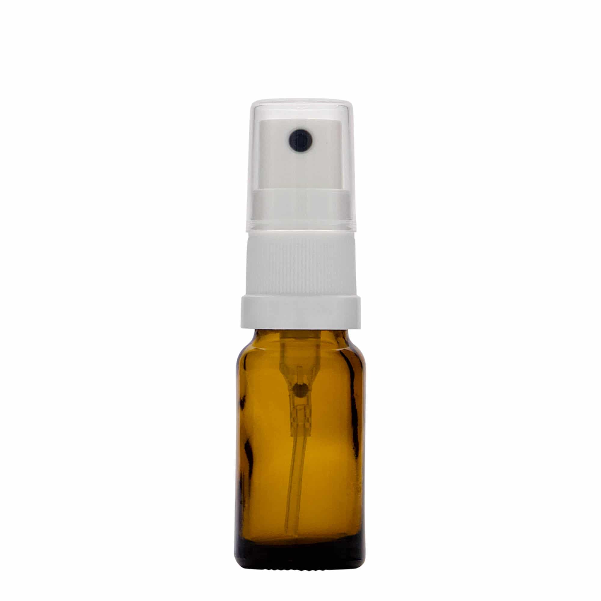 Flacon vaporisateur médical 10 ml, verre, brun, bouchage: DIN 18