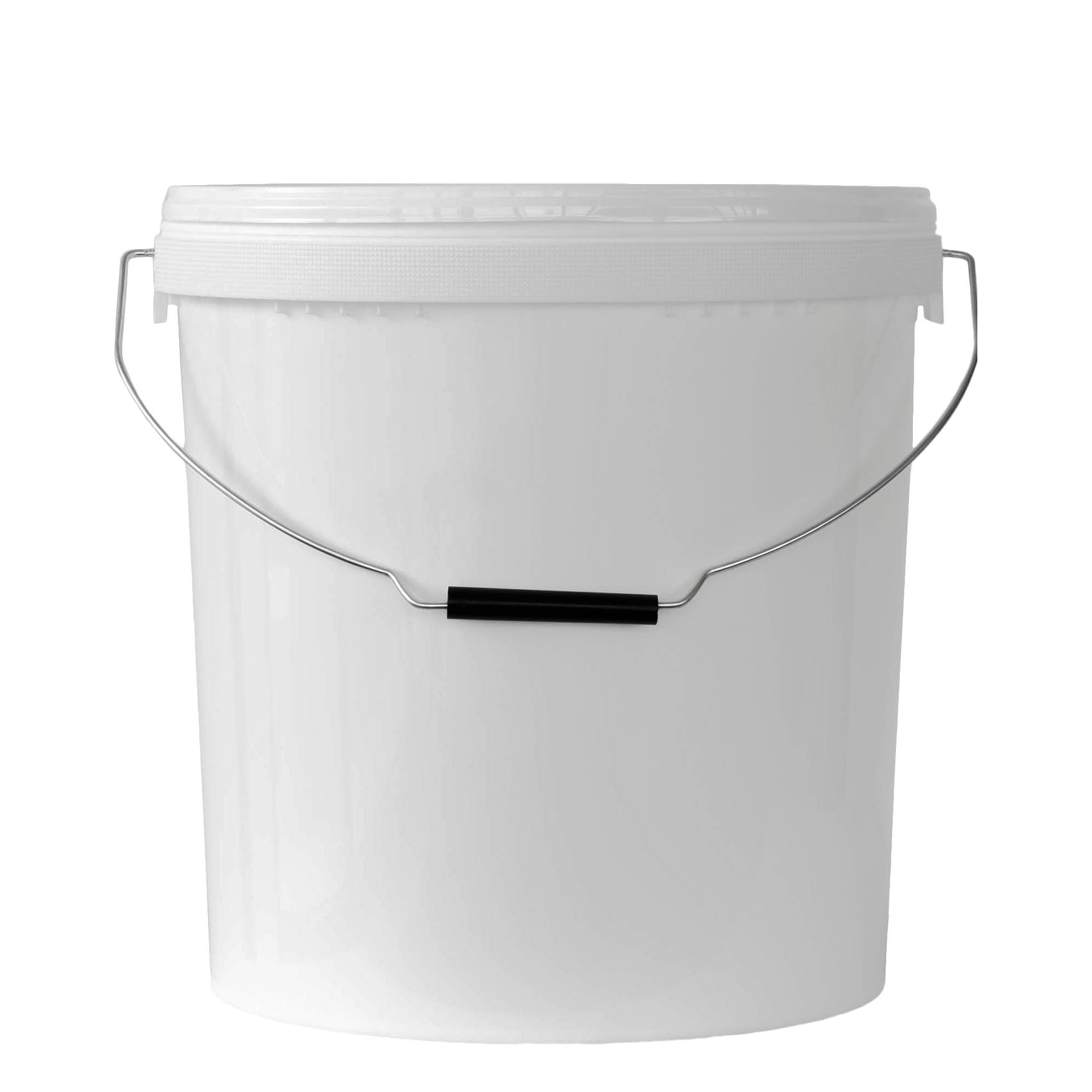 Seau 20 l, plastique PP, blanc