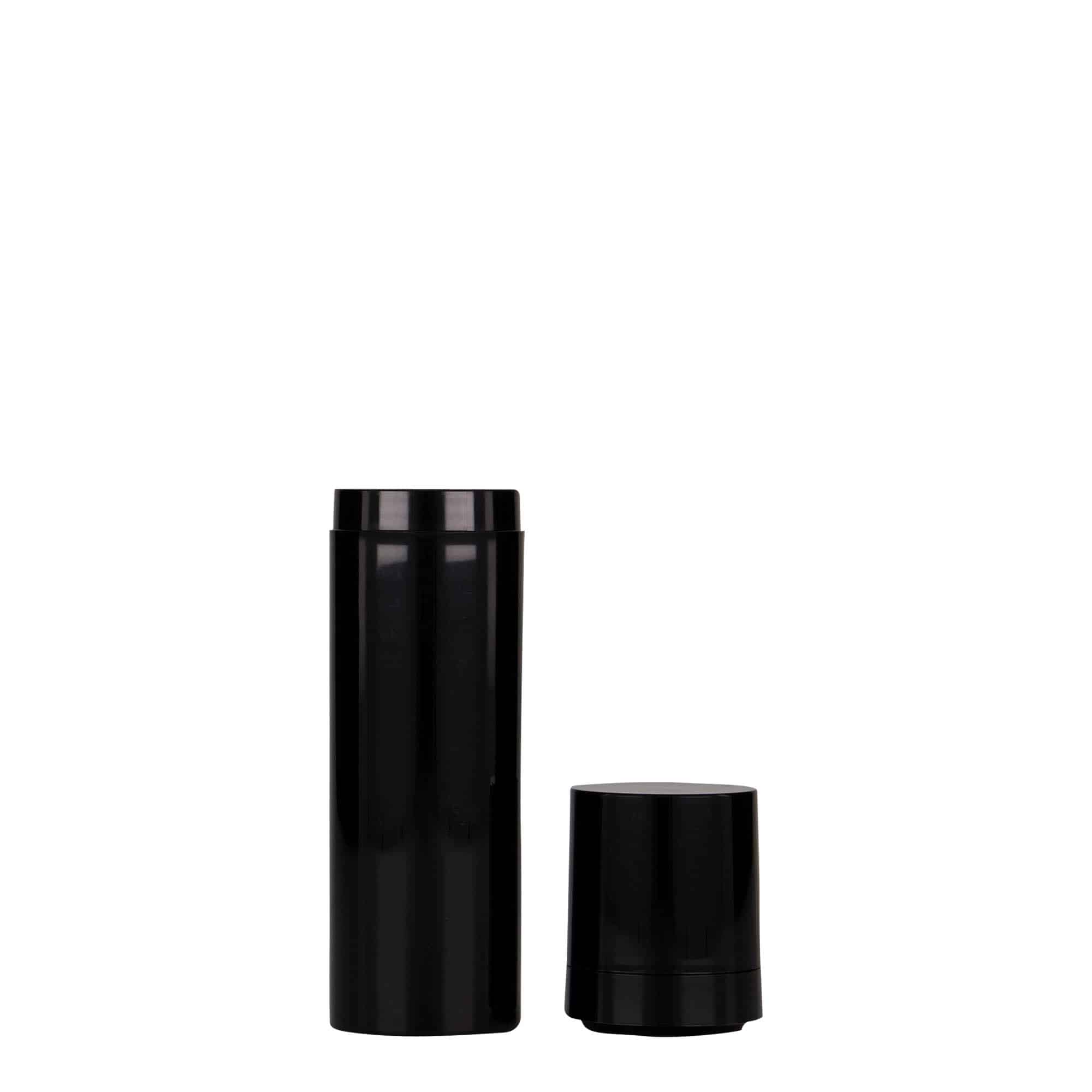 Flacon airless 30 ml 'Micro', plastique PP, noir