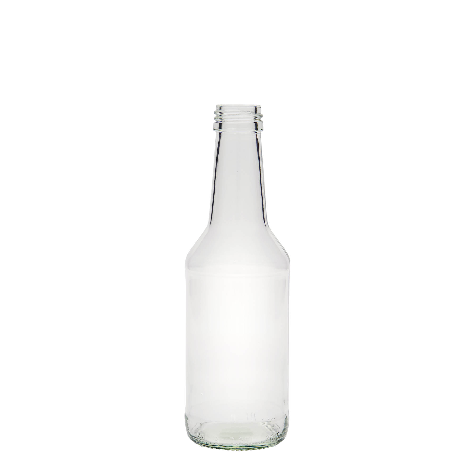 Bouteille en verre 250 ml 'Nils', bouchage: PP 28