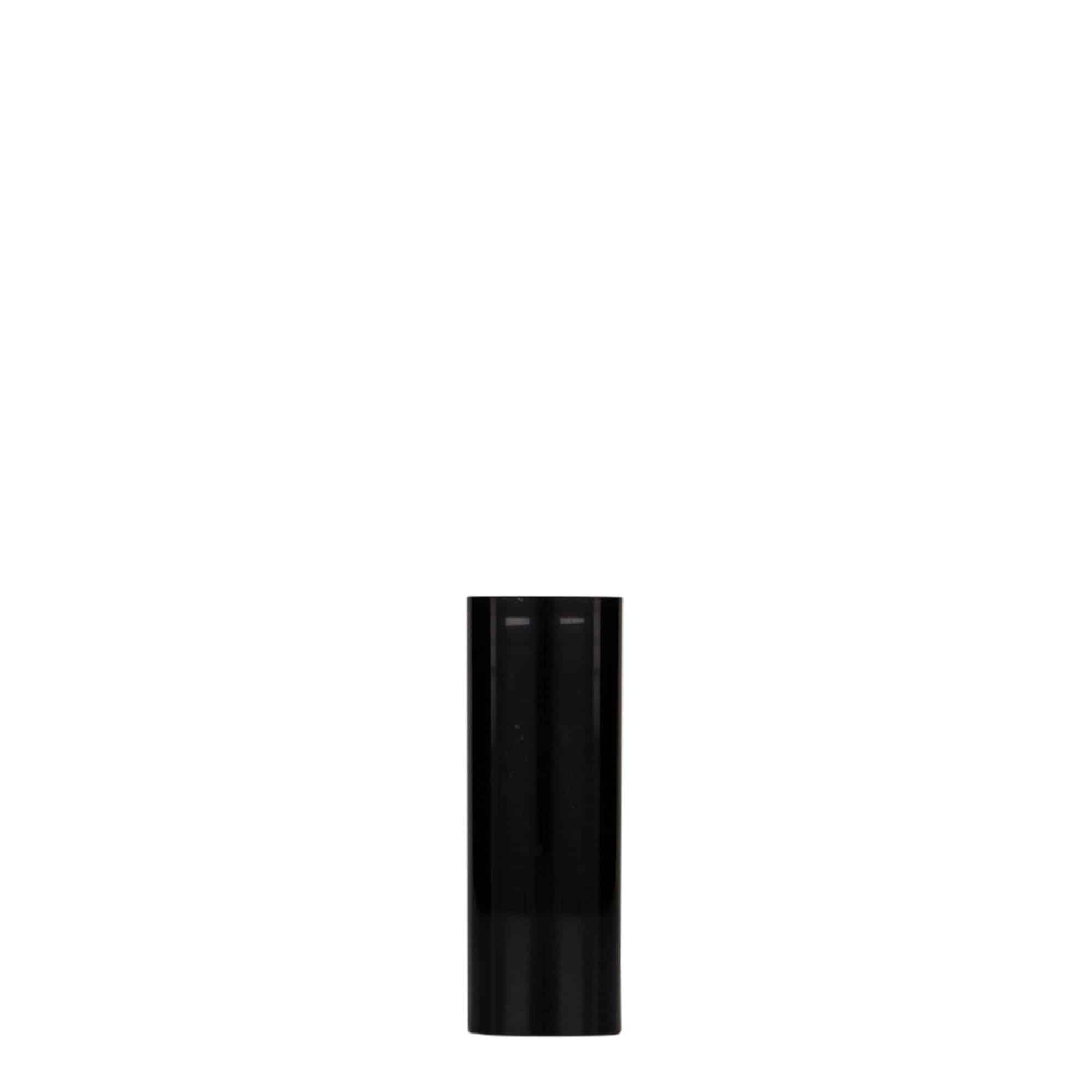 Flacon airless 10 ml 'Nano', plastique PP, noir
