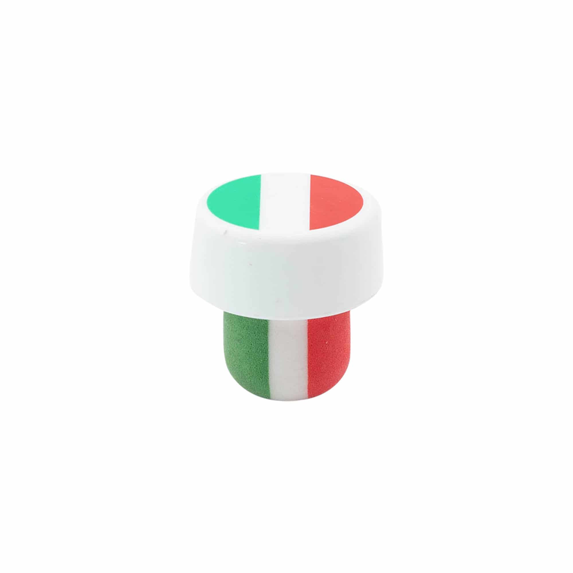 Bouchon à poignée 19 mm 'Italie', plastique, multicolore, pour bouchage: bouchon
