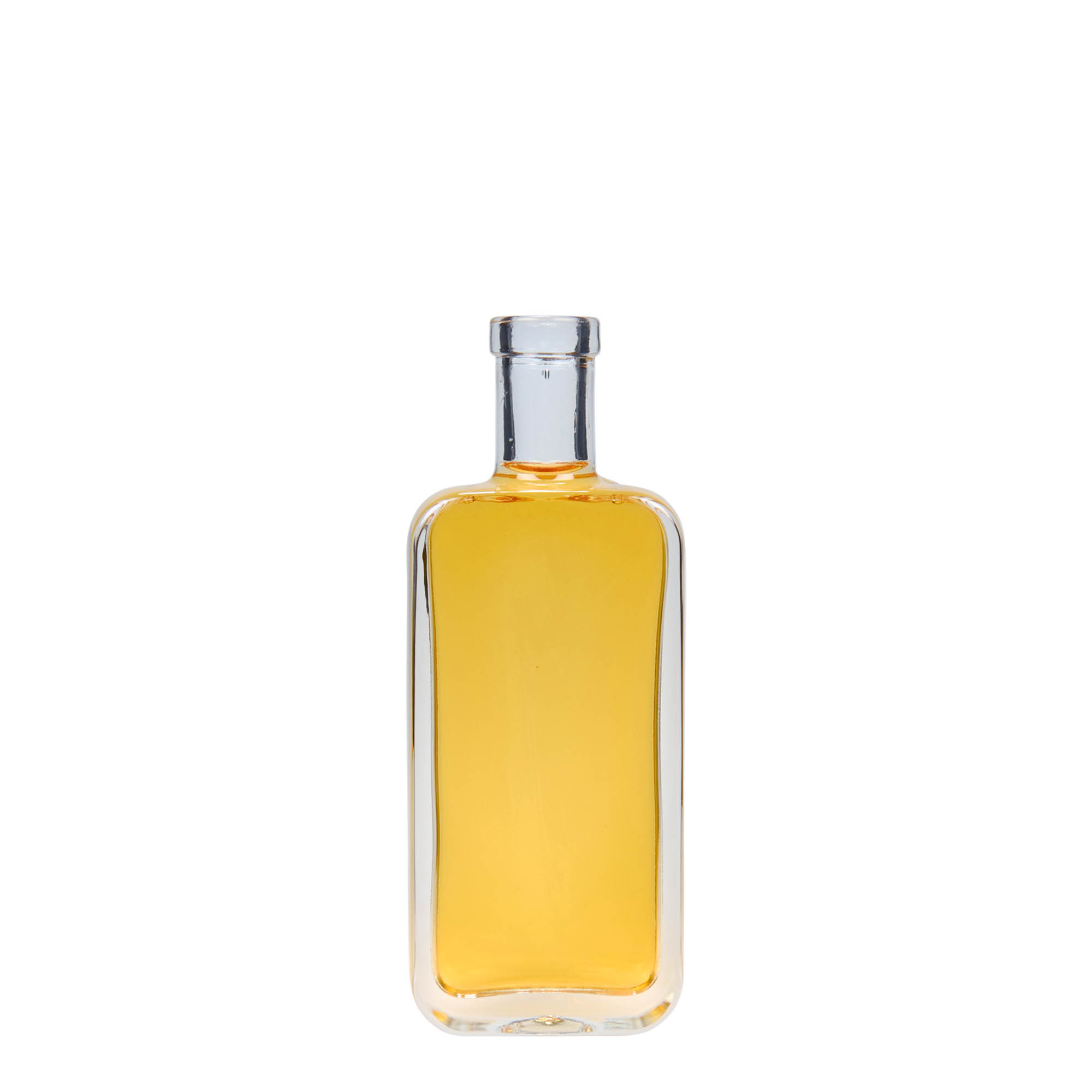 Bouteille en verre 100 ml 'Nice', rectangulaire, bouchage: bouchon