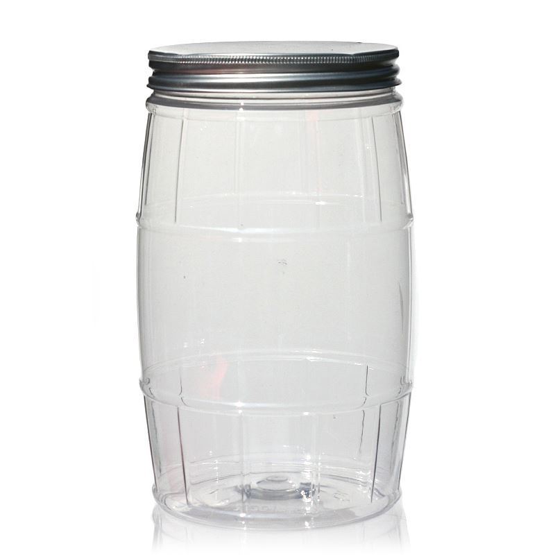 Boîte PET 1 500 ml 'Fut', plastique, bouchage: 100/400