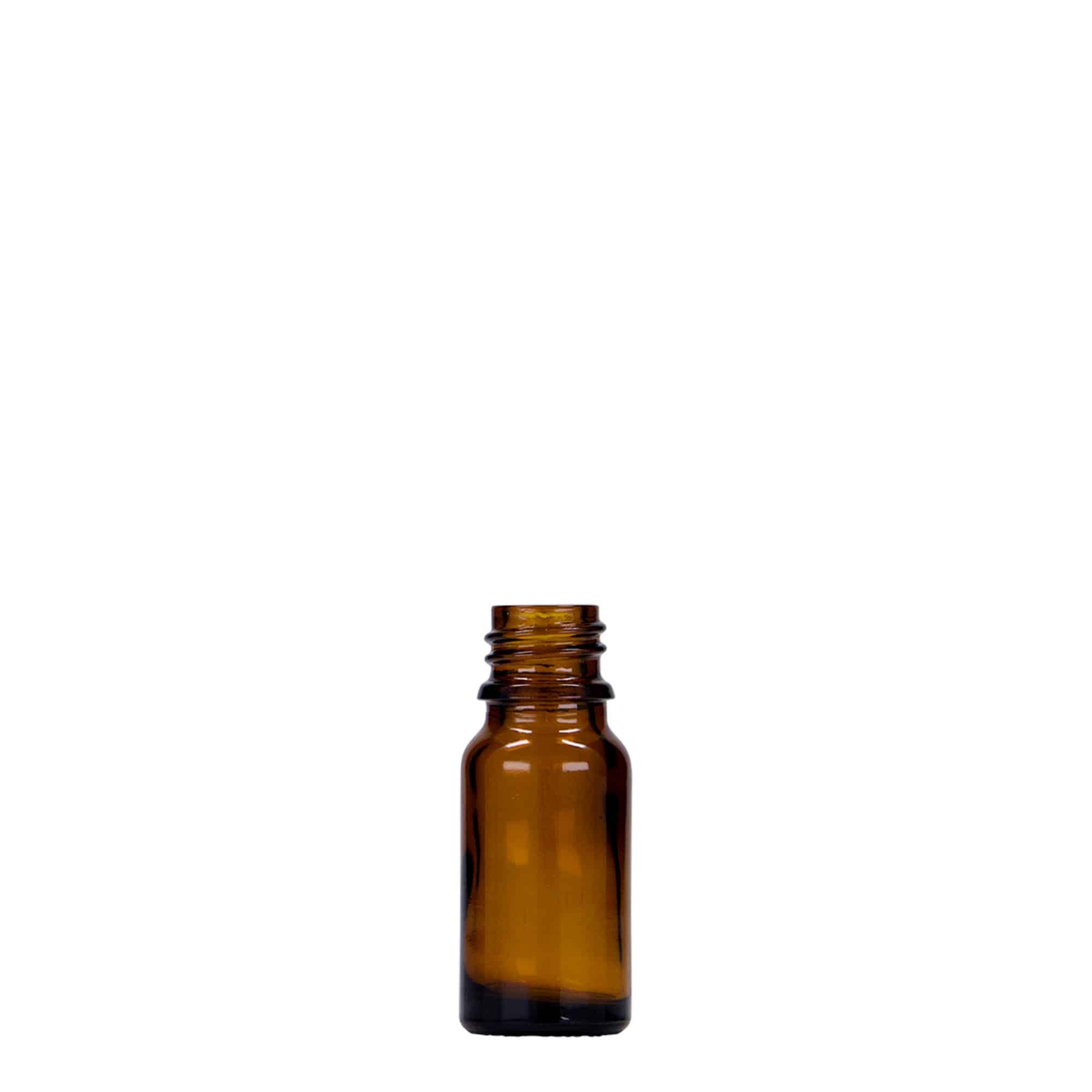 Flacon pharmaceutique 10 ml, verre, marron, bouchage: DIN 18