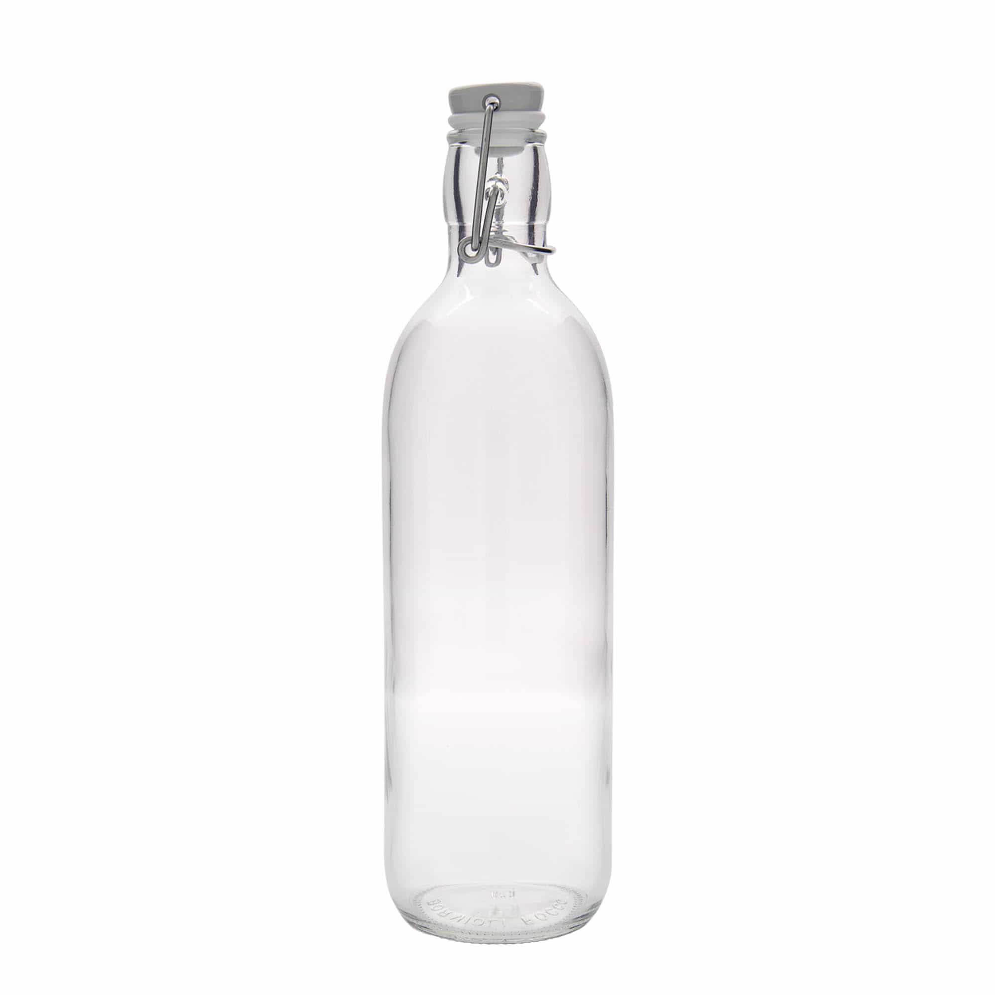 Bouteille en verre 1 000 ml 'Emilia', bouchage: bouchon mécanique