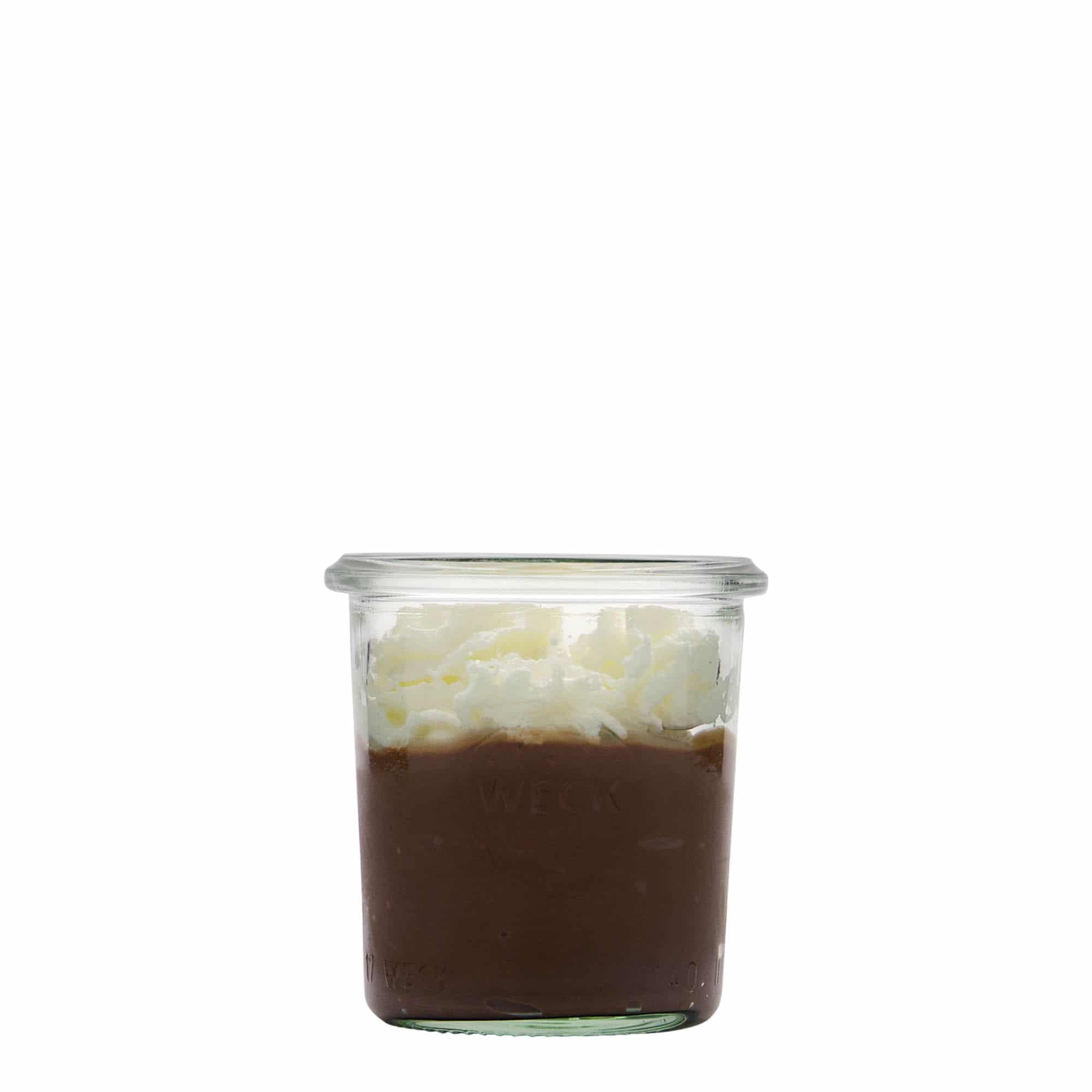 Verrine WECK 140 ml, bouchage: bords arrondis