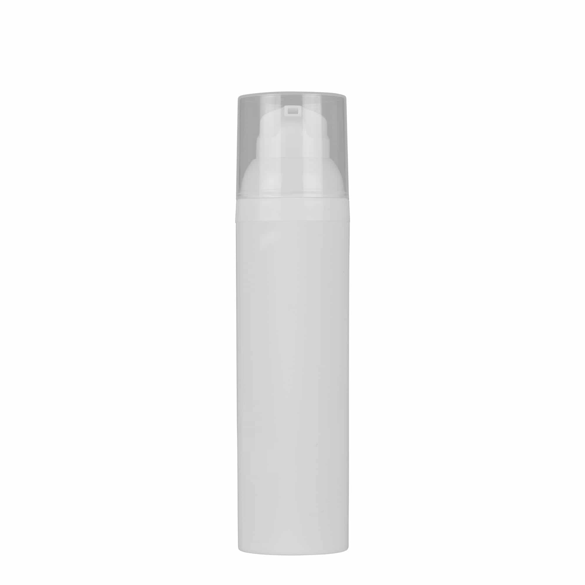 Flacon airless 75 ml 'Mezzo', plastique PP, blanc