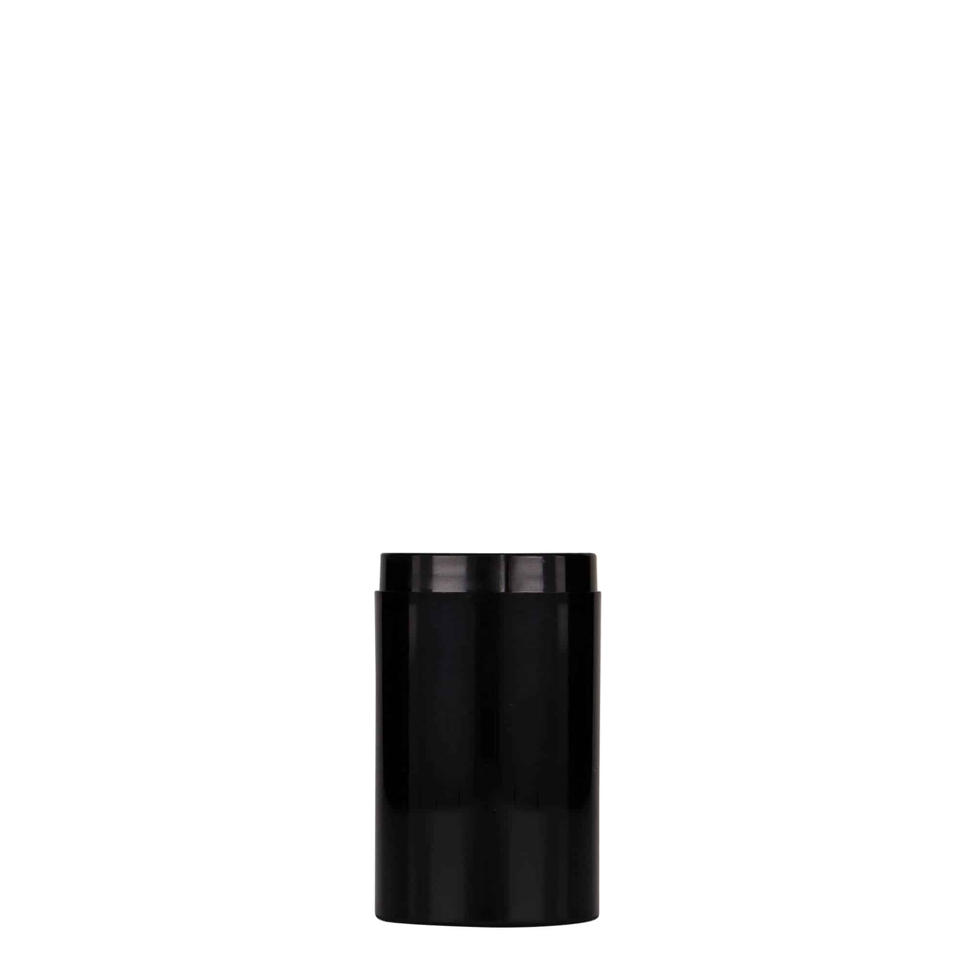 Flacon airless 30 ml 'Mezzo', plastique PP, noir