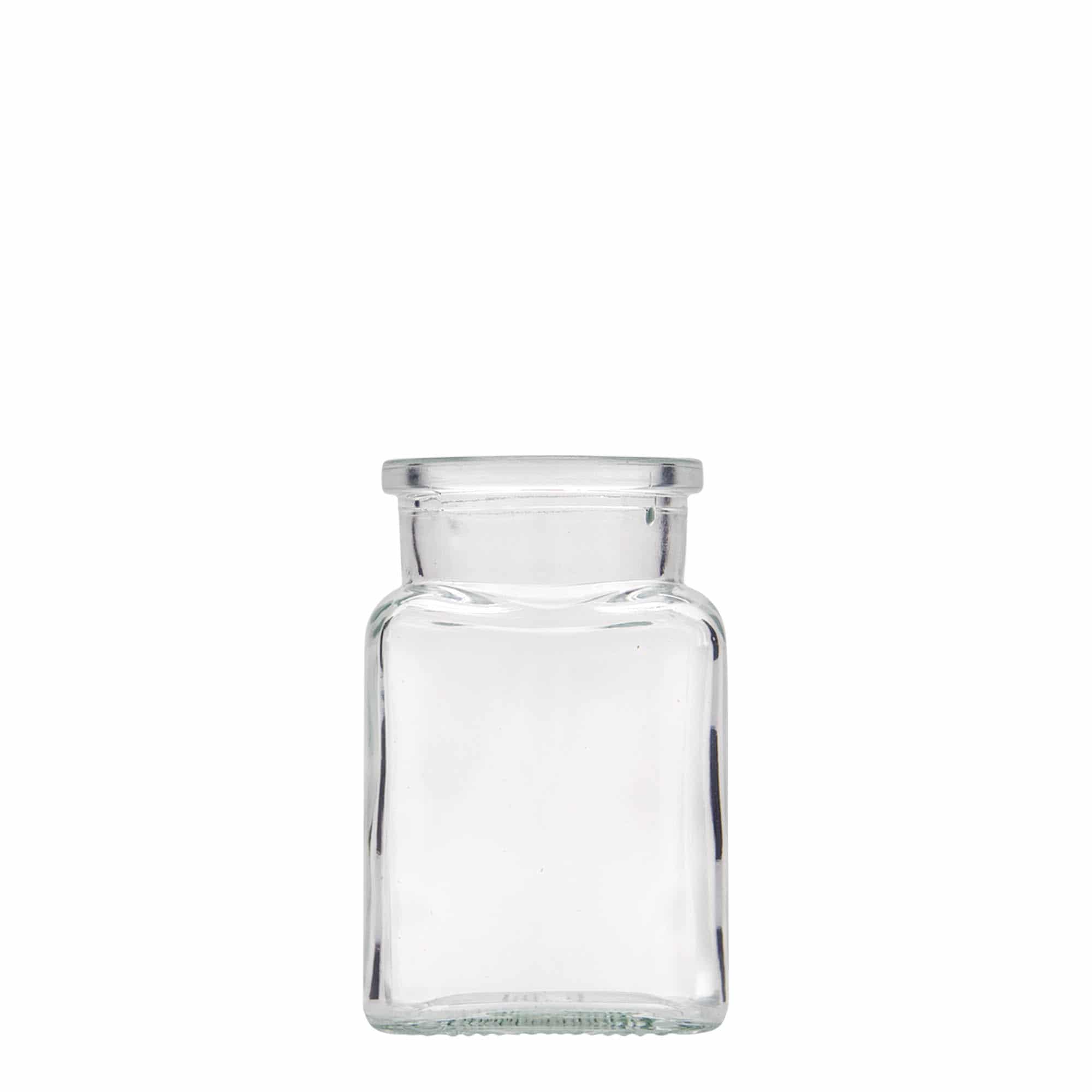 Petit pot carré 150 ml, carré, bouchage: bouchon