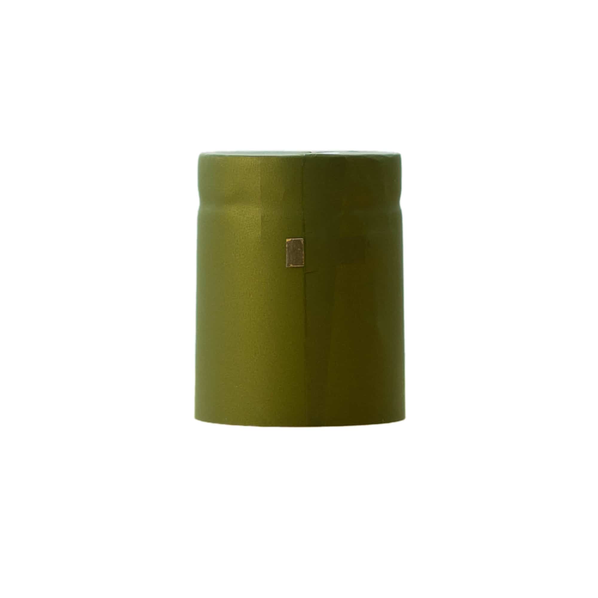 Capsule thermo-rétractable 32x41, plastique PVC, vert olive